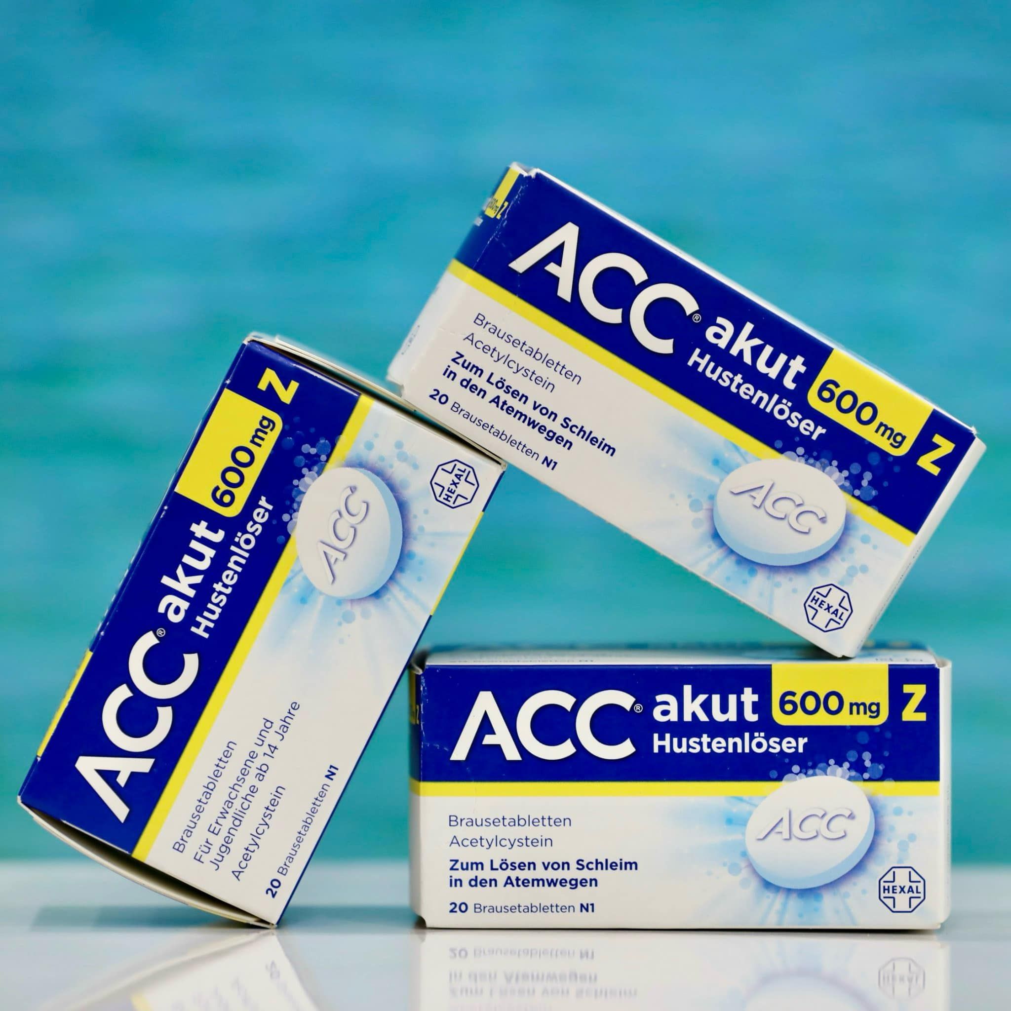Viên sủi ACC 600mg hộp 20 viên