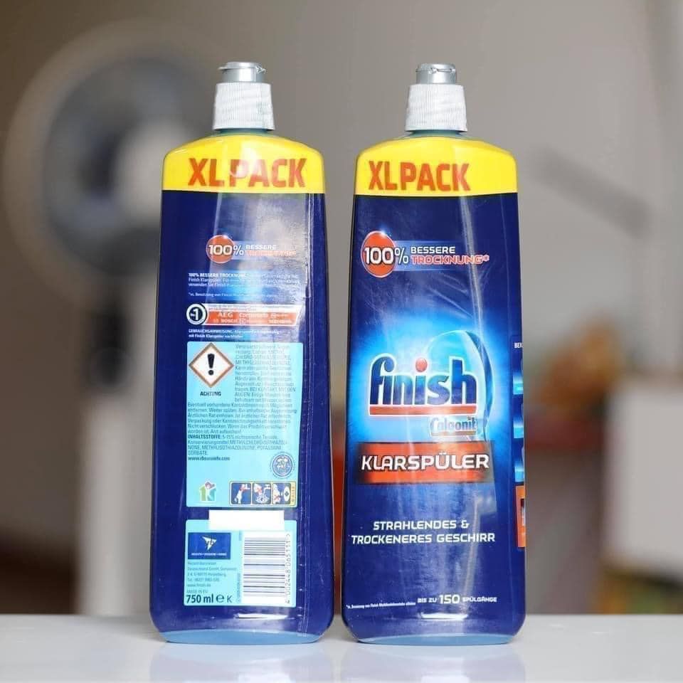 Nước Làm Bóng Chén Bát Finish dành cho máy rửa bát, 750ml