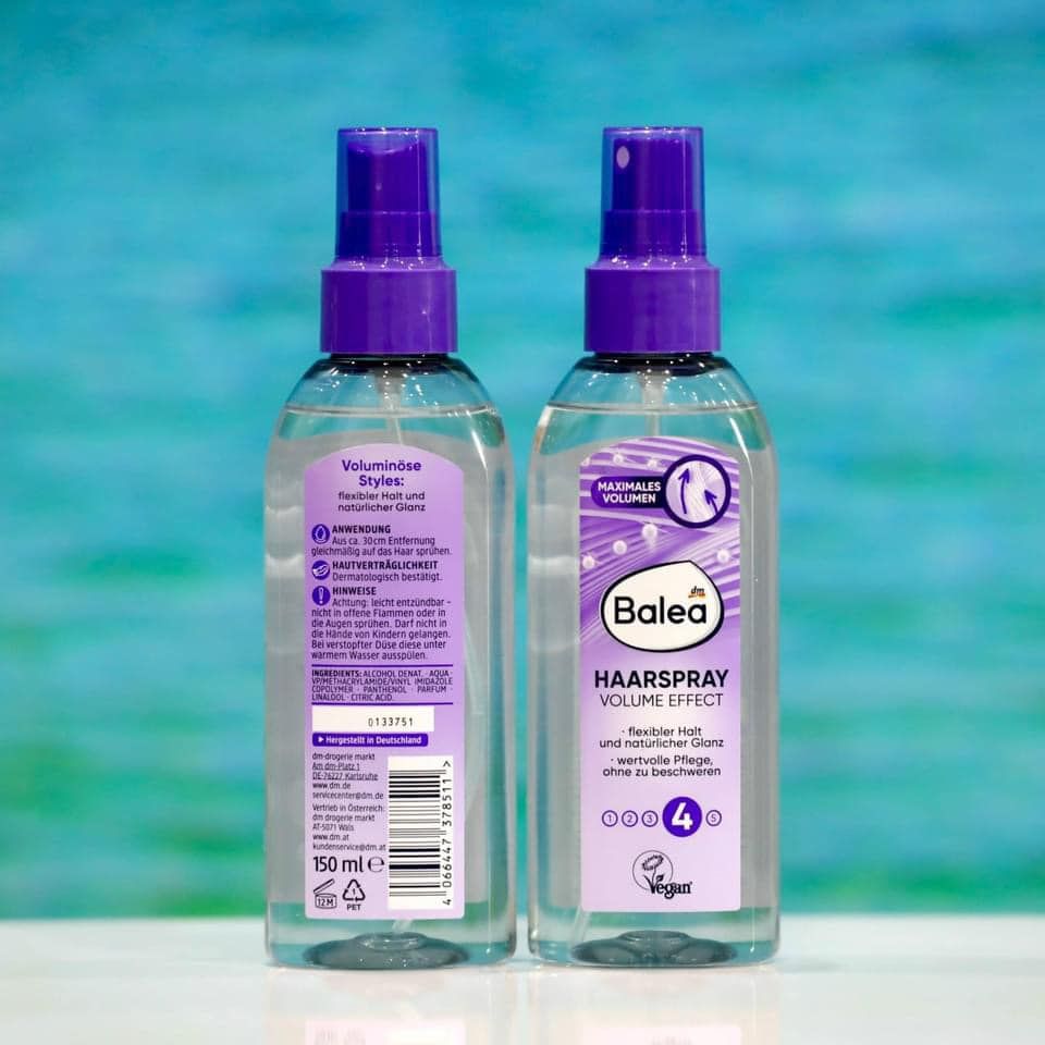 Xịt phồng tóc Balea chai 150ml