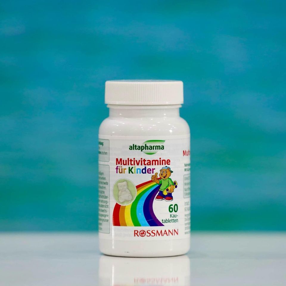 VITAMIN TỔNG HỢP CHO BÉ ALTAPHARMA MULTIVITAMIN FÜR KINDER lọ 60 viên