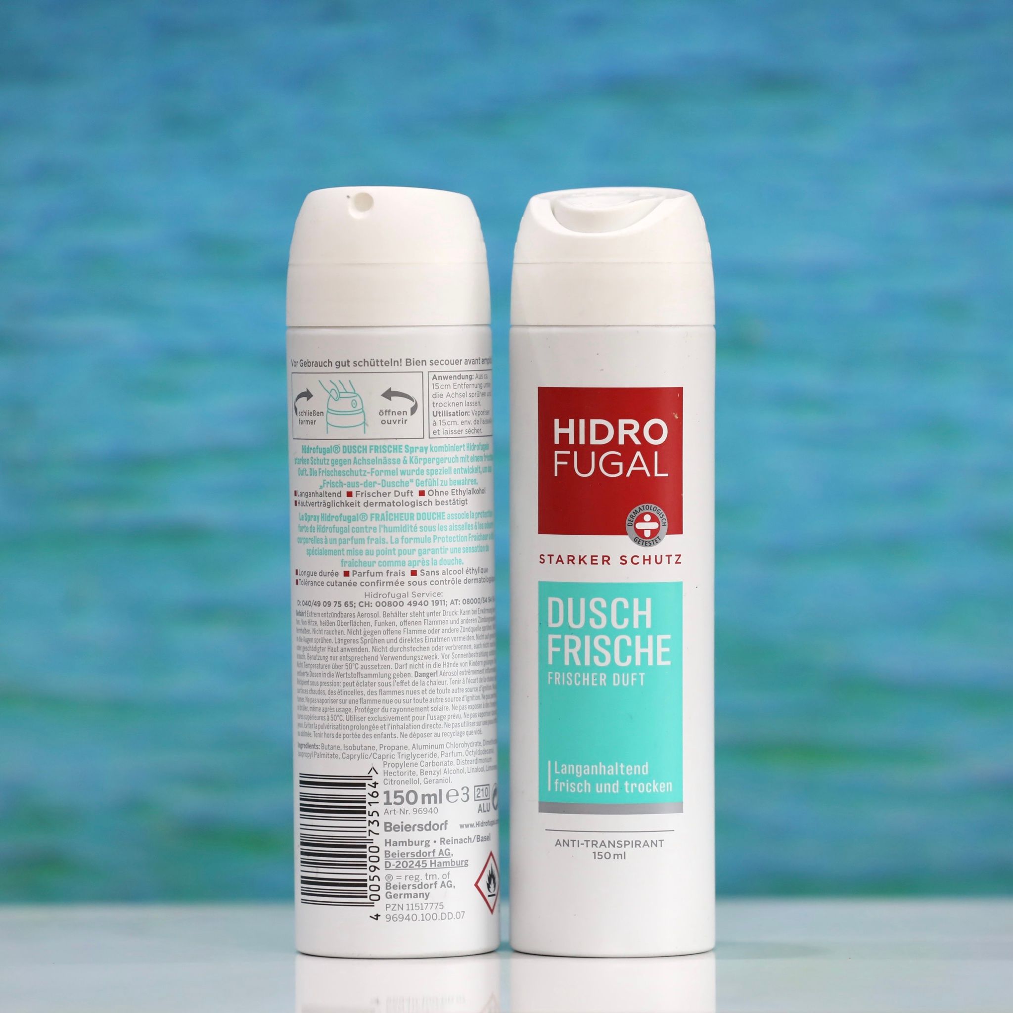 Xịt Khử Mùi Hidrofugal Dusch Frische 150ml – Khô Thoáng, Thơm Mát Suốt Ngày Dài