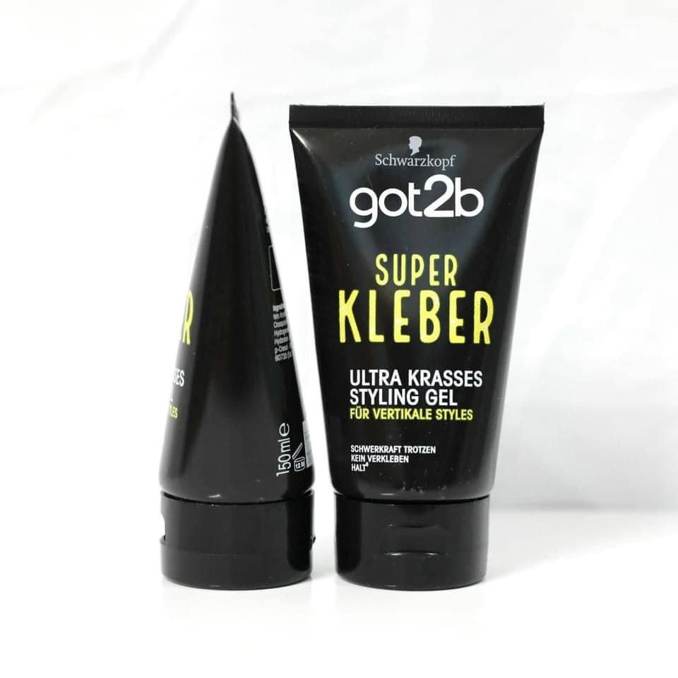 Gel vuốt tóc Got2b tuýp màu đen 150ml