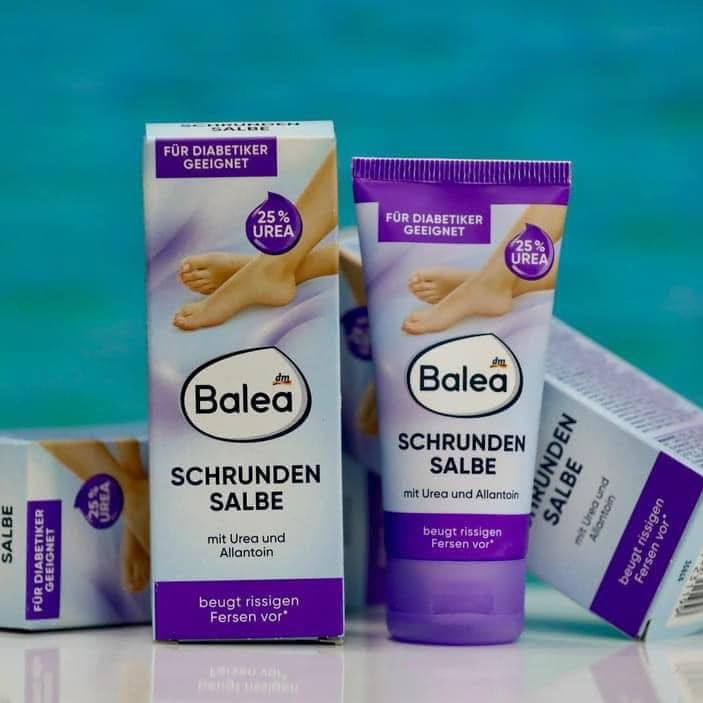 Kem dưỡng gót chân Balea Schrunden Salbe 50ml – Giải pháp chăm sóc da chân khô, nứt nẻ