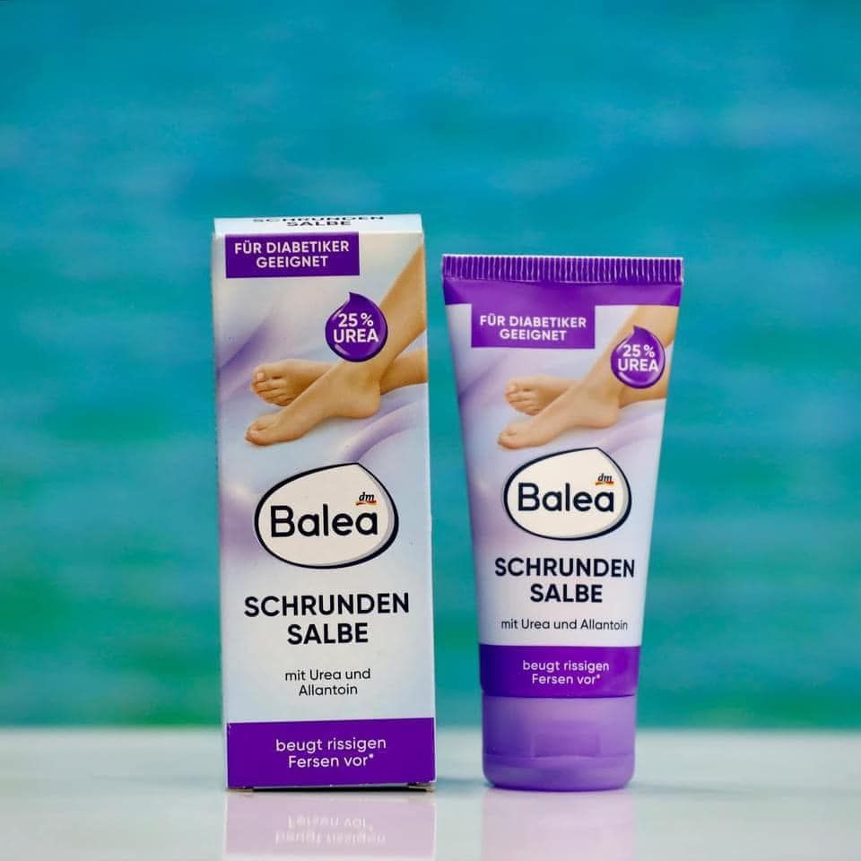 Kem dưỡng gót chân Balea Schrunden Salbe 50ml – Giải pháp chăm sóc da chân khô, nứt nẻ