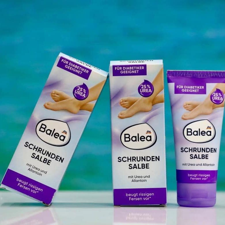 Kem dưỡng gót chân Balea Schrunden Salbe 50ml – Giải pháp chăm sóc da chân khô, nứt nẻ