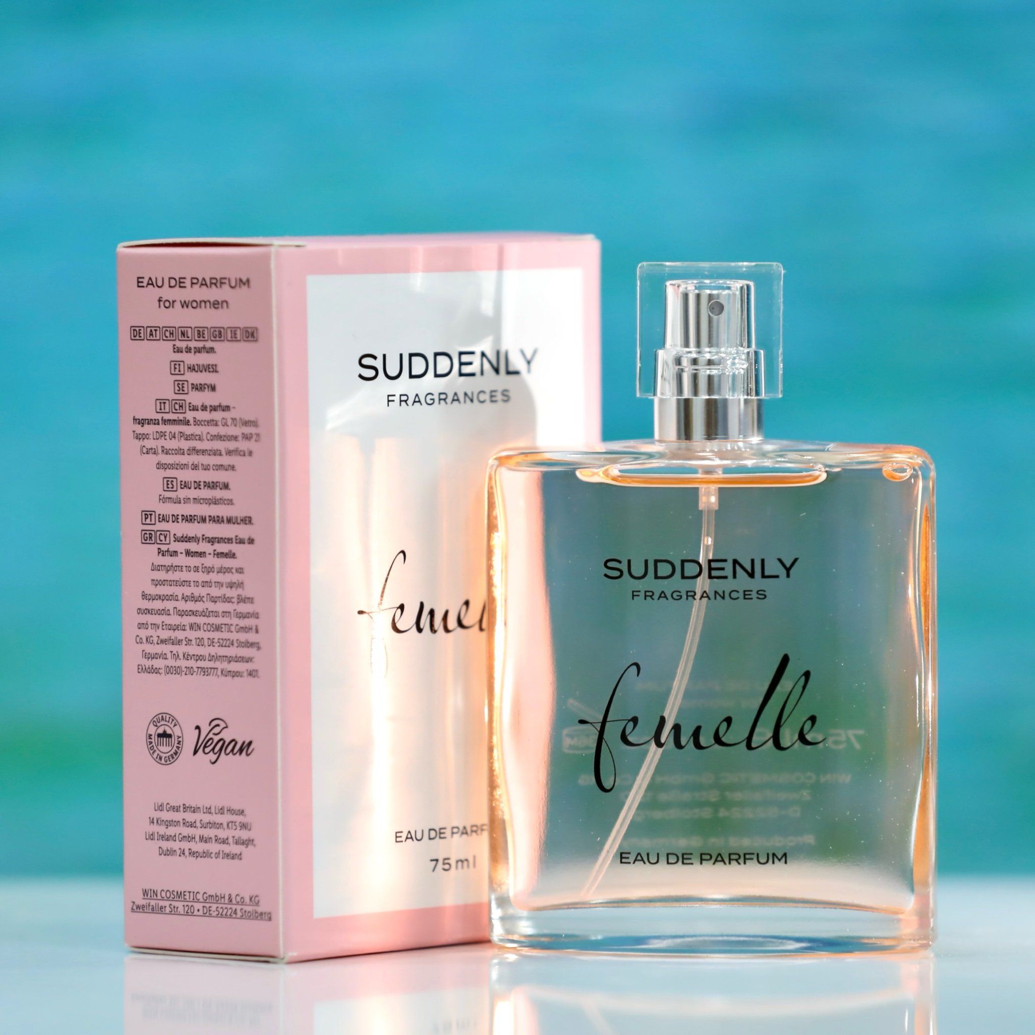 Nước hoa femelle Suddenly 75ml, Produced in Germany