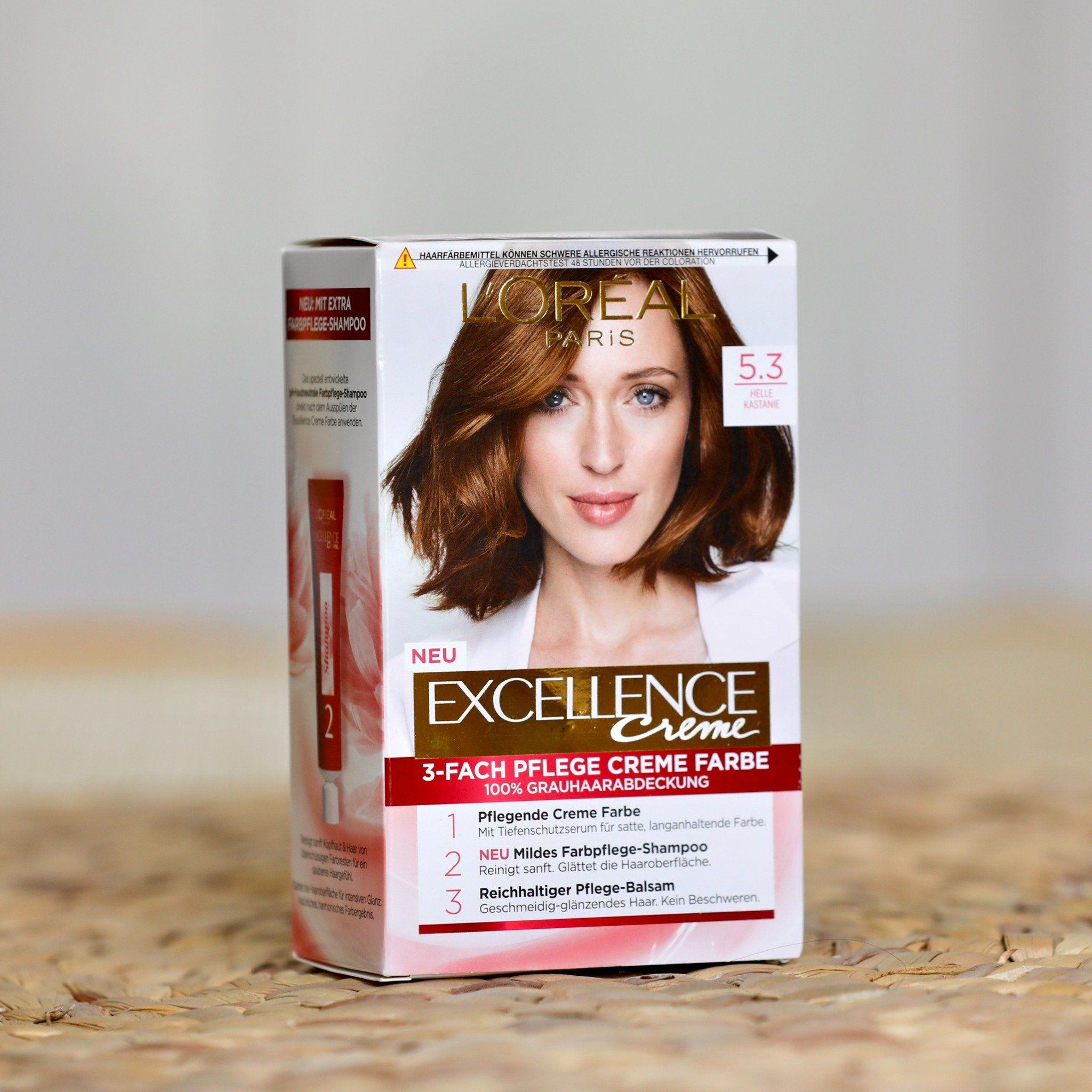 Thuốc nhuộm tóc Loreal số 5.3 Màu Nâu hạt dẻ