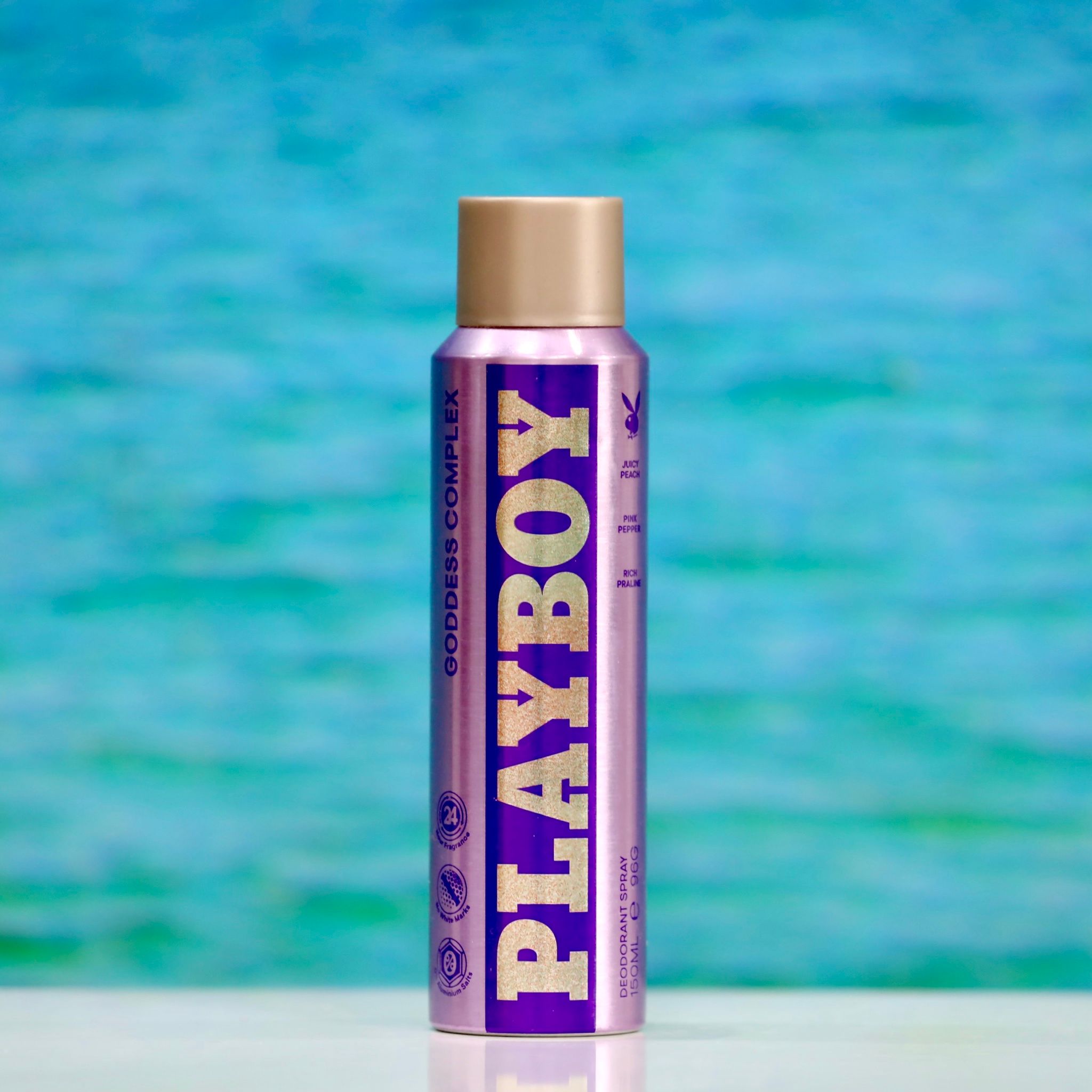 Xịt khử mùi nữ Playboy Goddess Complex – Hương đào & tiêu hồng – 150ml – Hàng chính hãng