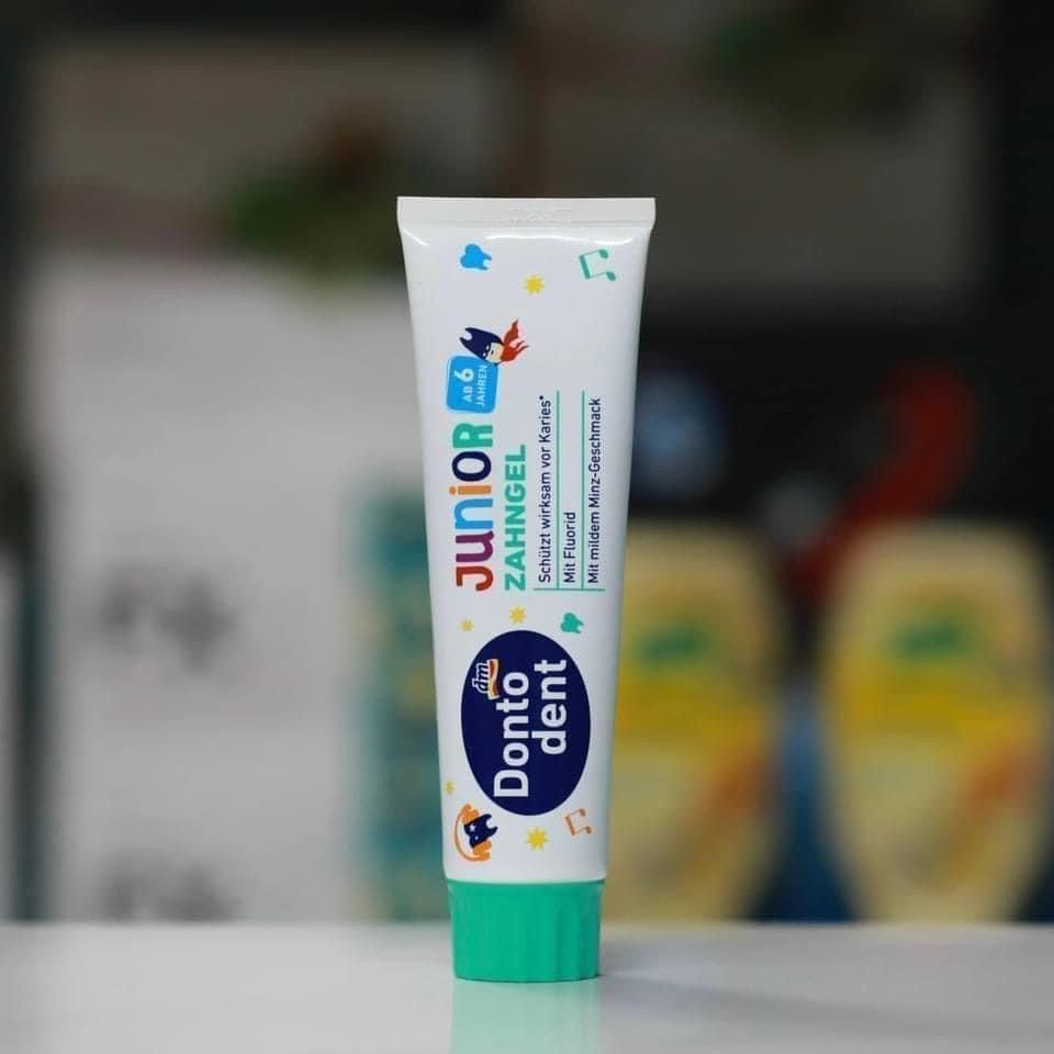 Kem đánh răng Dontodent trẻ em trên 6 tuổi tuýp 100ml