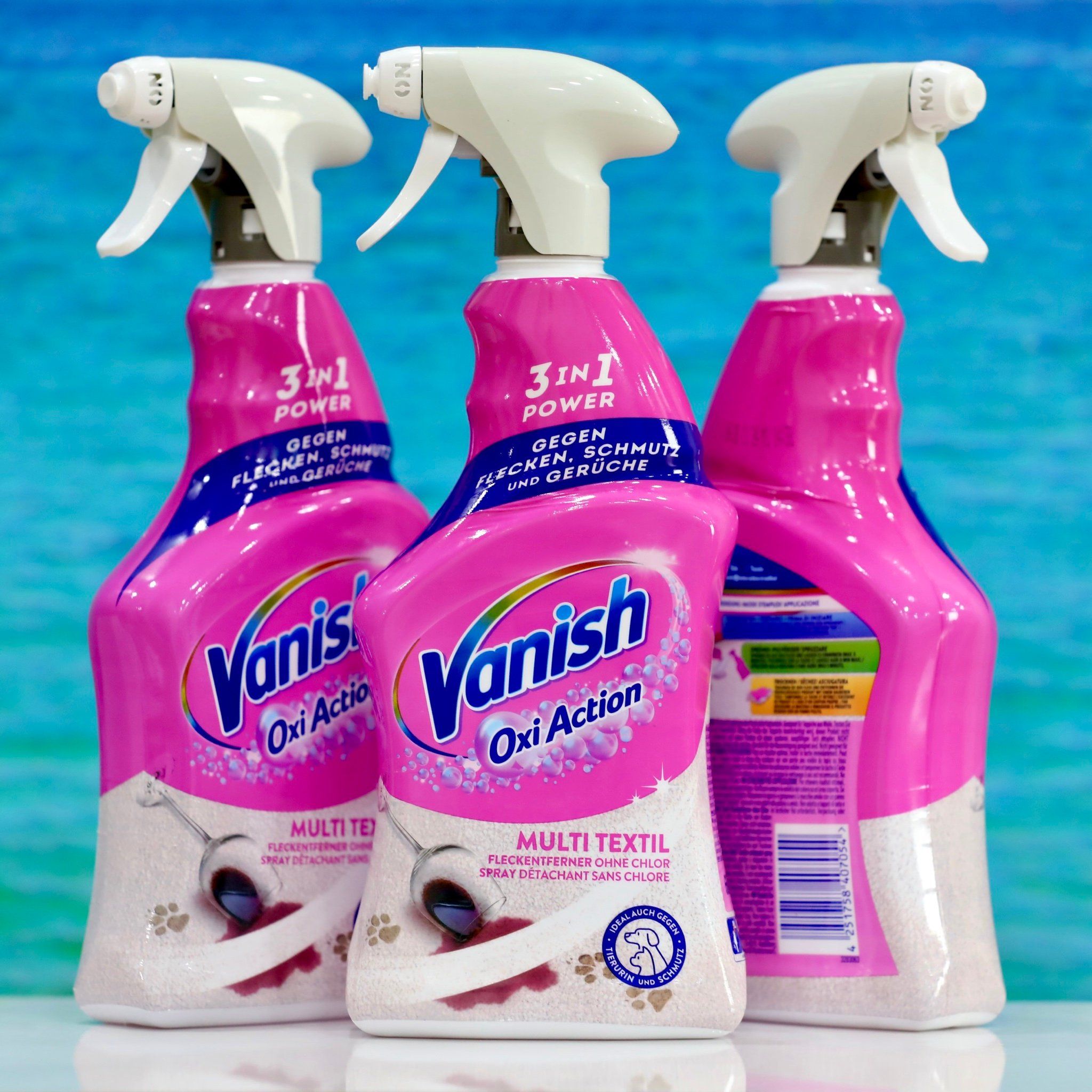 Nước Xịt Tẩy Vết Bẩn Vanish Oxi Action Multi Textil 3in1 – Giải Pháp Làm Sạch Toàn Diện