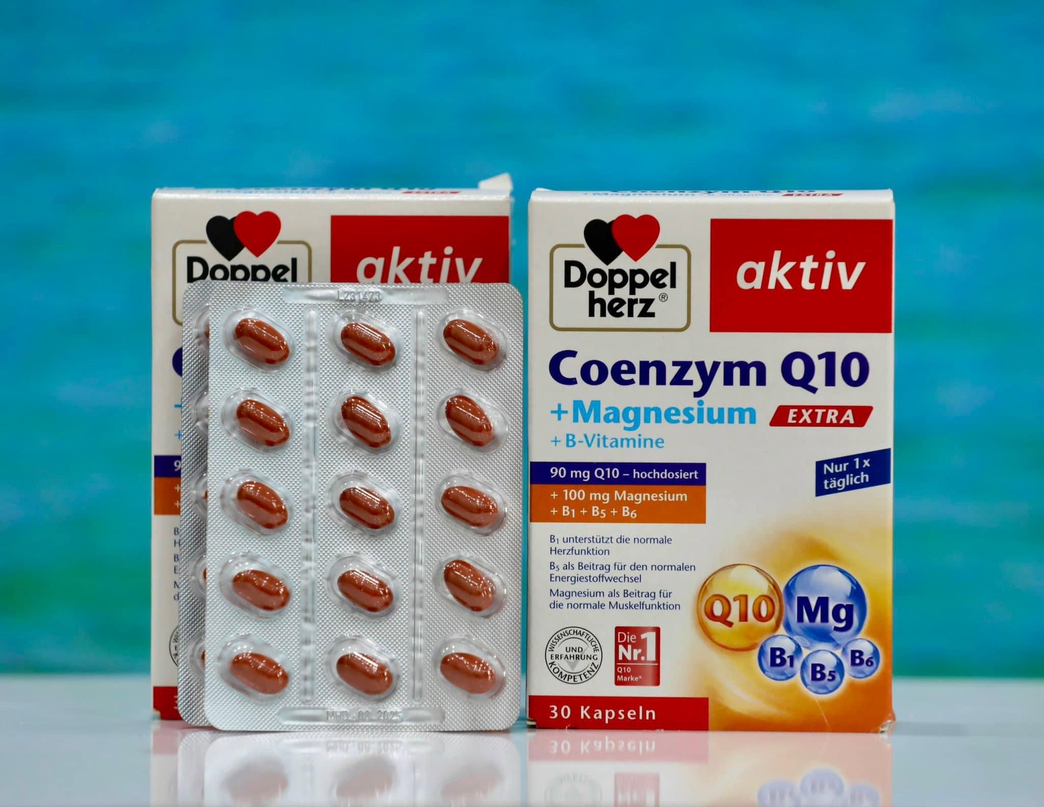 Bổ tim Q10 + Magnesium, hộp 30 viên