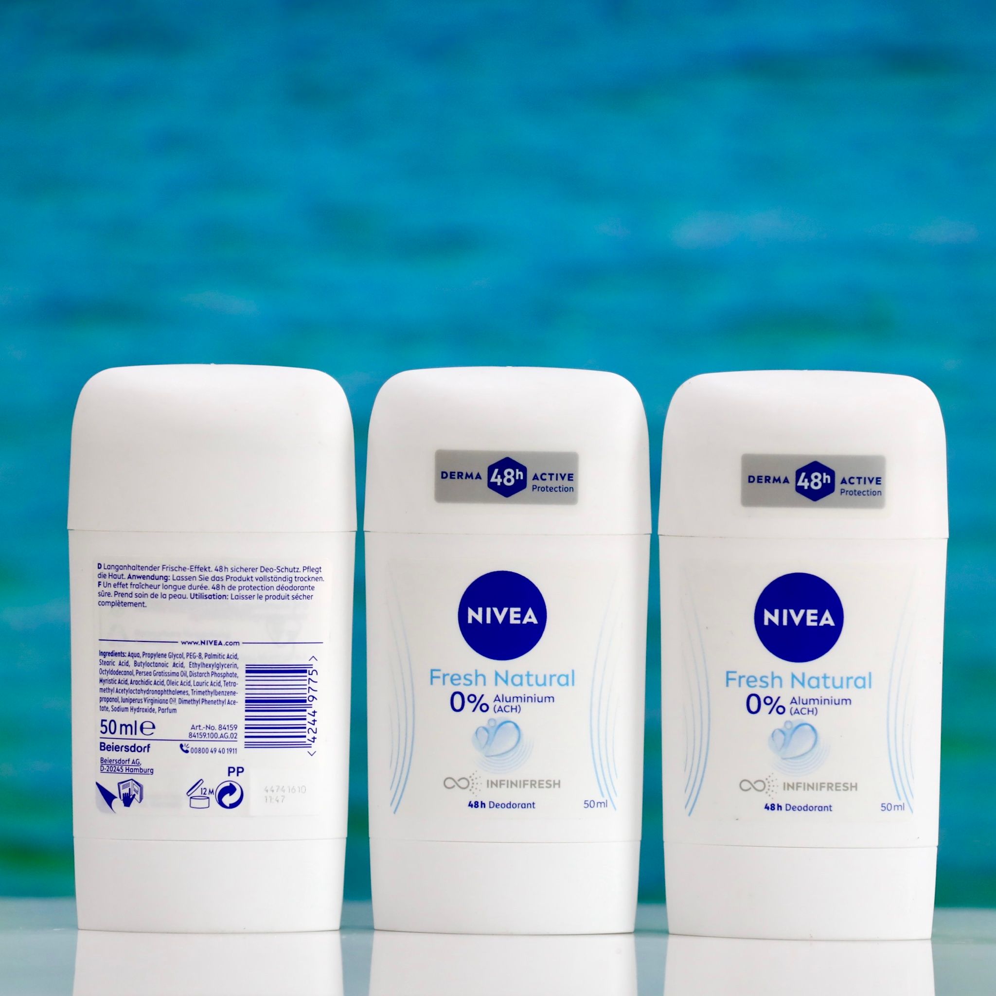 Lăn Khử Mùi Nivea Fresh Natural 0% Aluminium – Hương Thơm Tự Nhiên, Bảo Vệ Suốt 48 Giờ