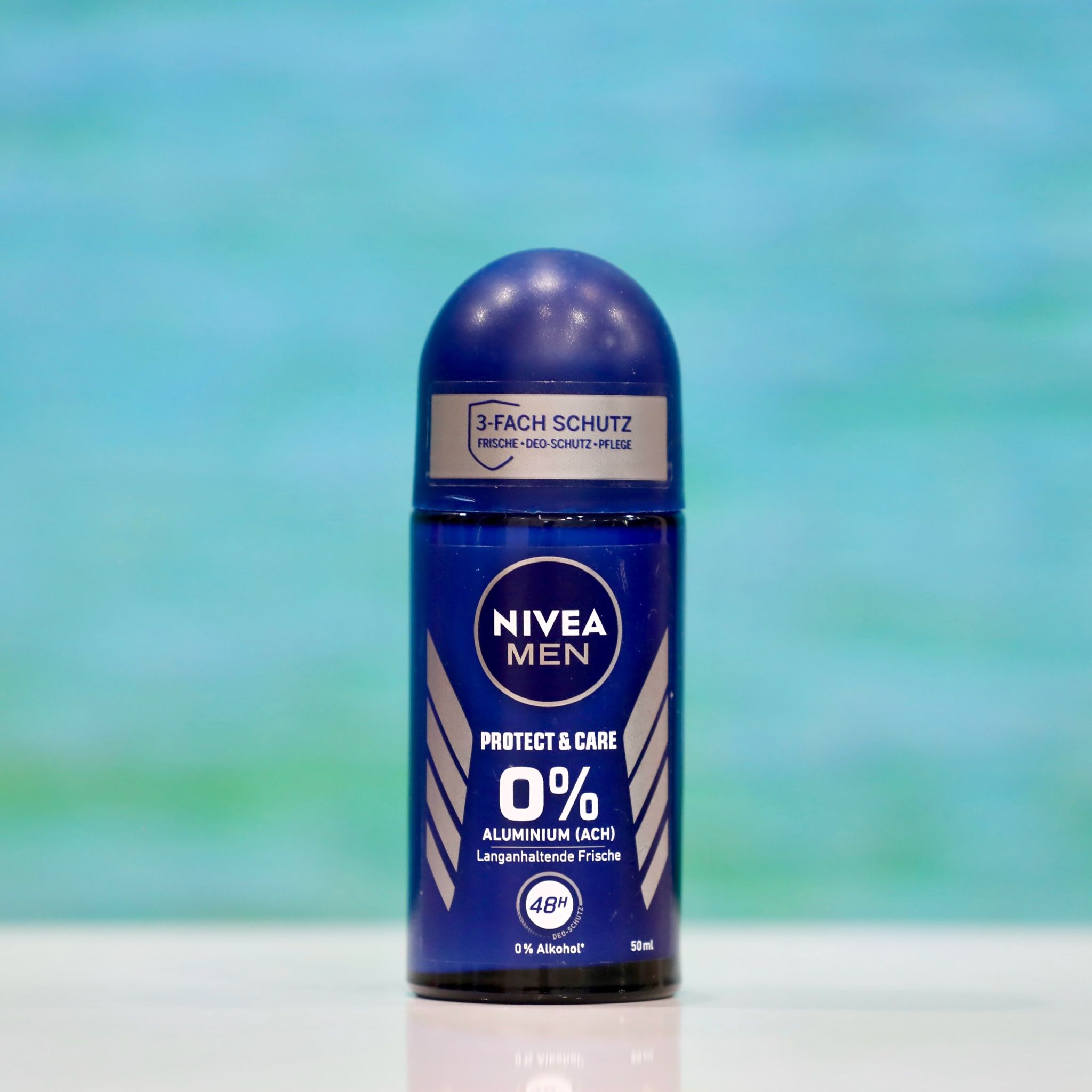 Lăn nách khử mùi Nivea Men Protect&Care 48h với 0% Aluminium - Dành cho Nam