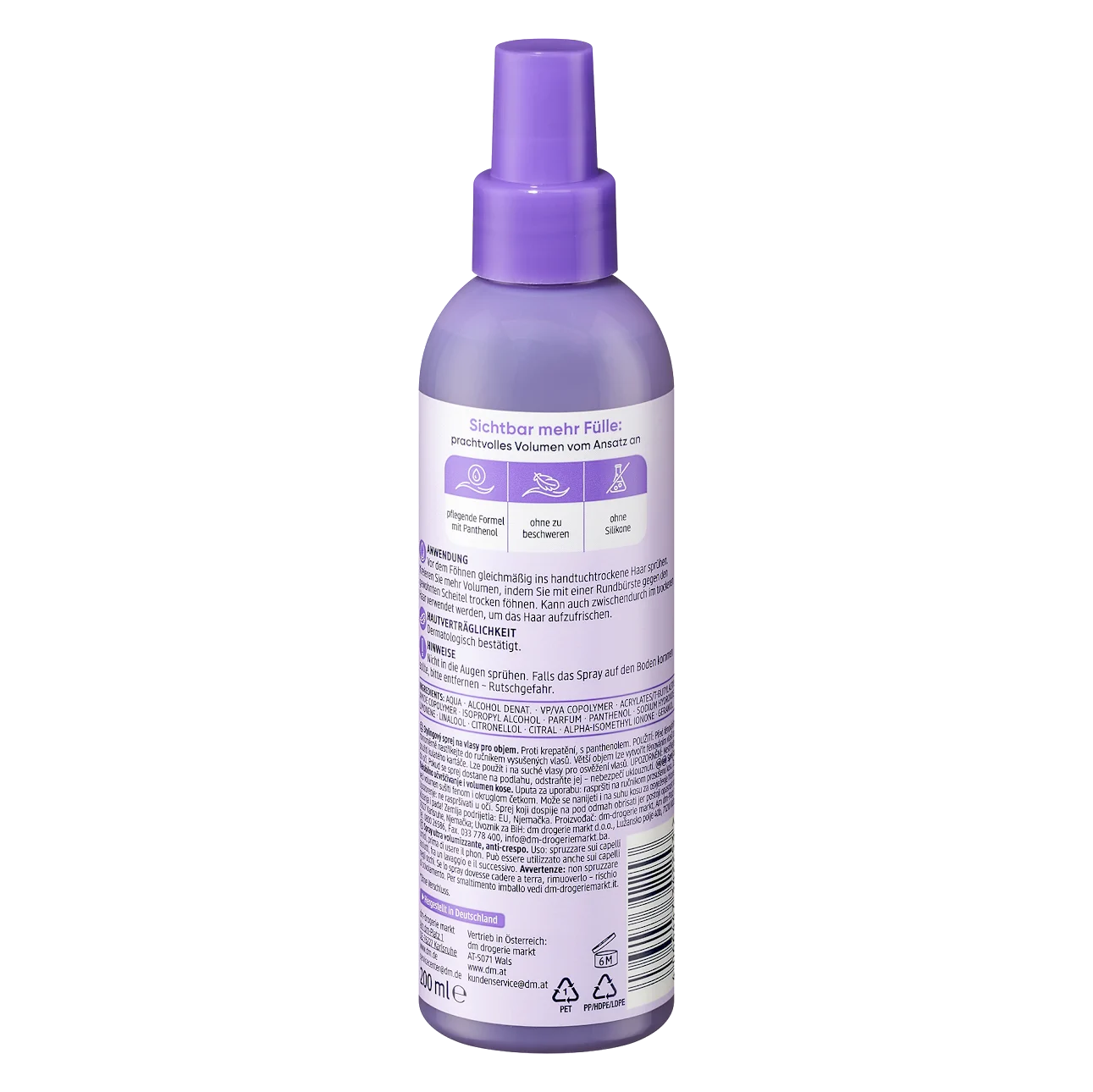 Xịt tạo phồng tóc Balea chai 200ml