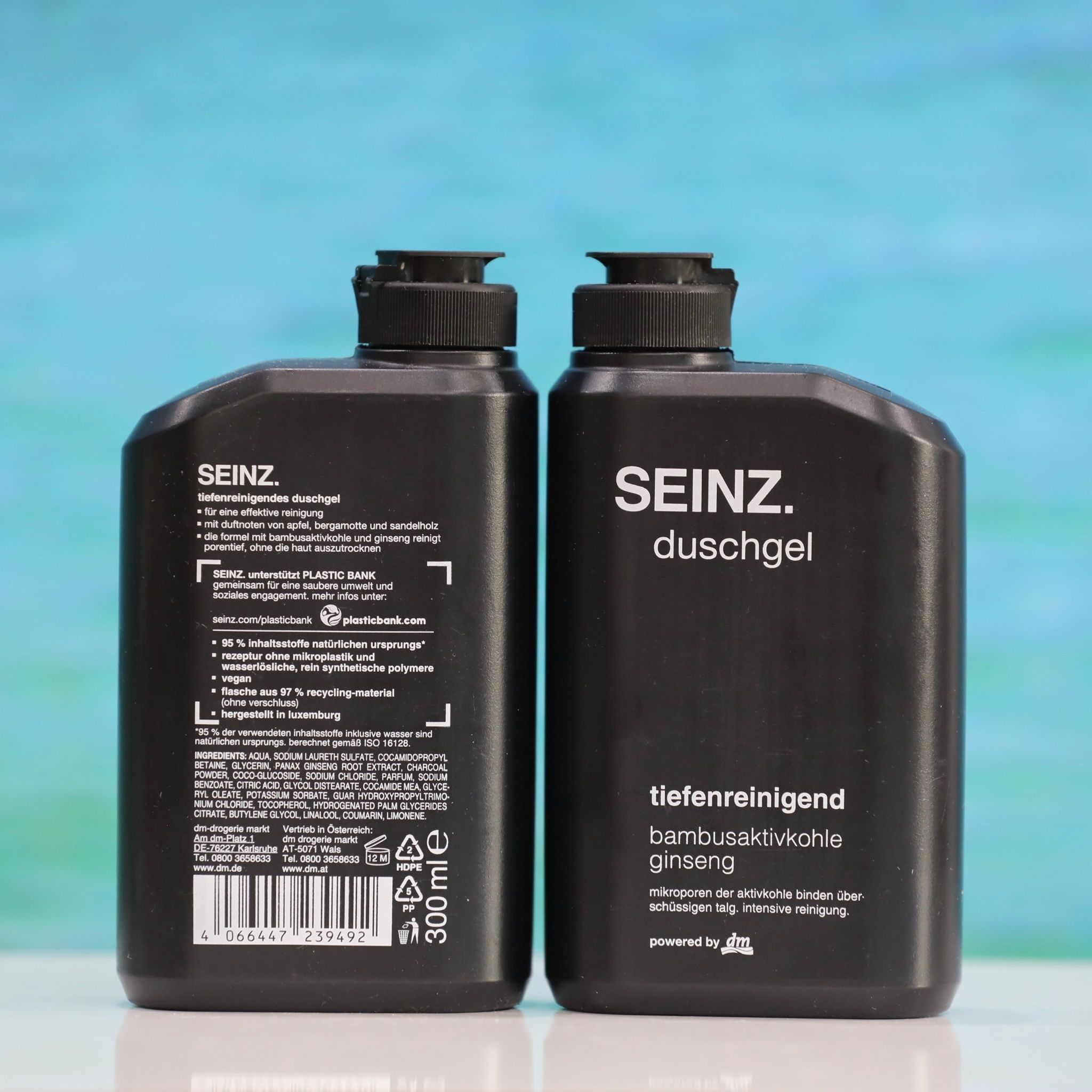 Sữa tắm nước hoa nam Seinz đen -300ml