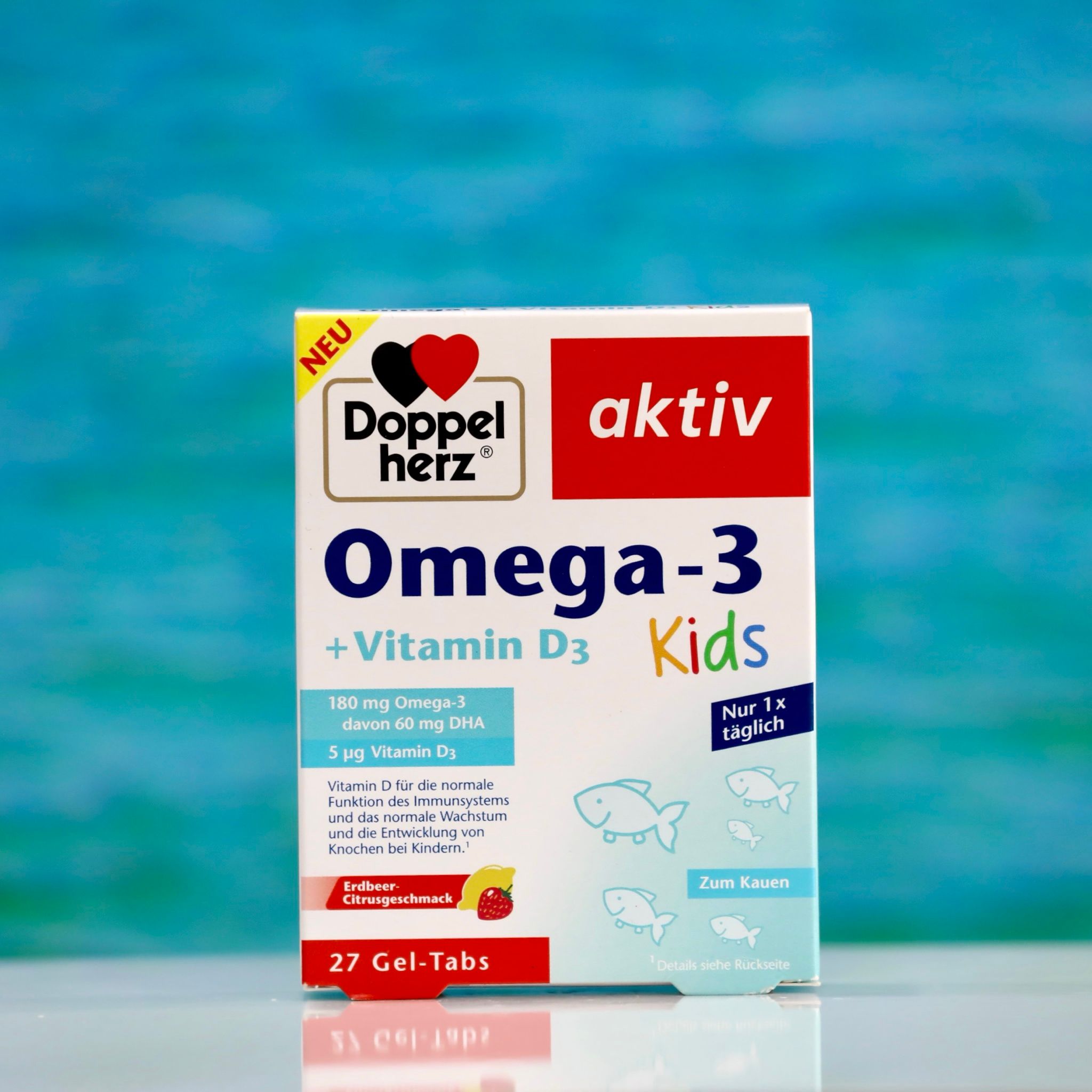 Omega3 trẻ em + Vitamin D3 hộp 27 viên