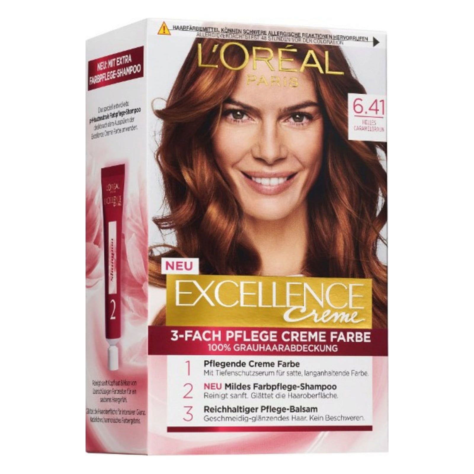 Thuốc nhuộm tóc Loreal số 6.41 Màu Nâu đỏ