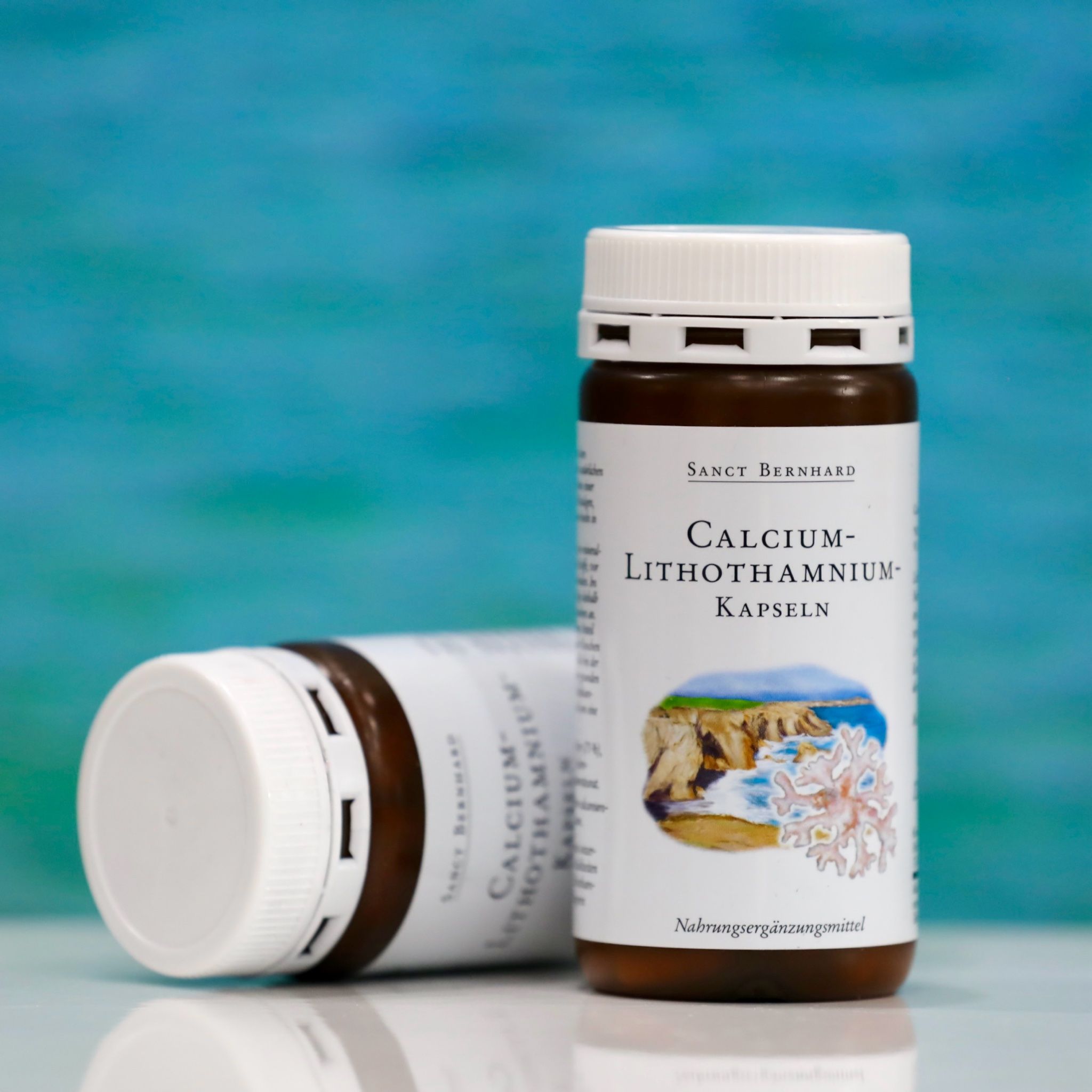 Canxi hữu cơ - CANXI LITHO PLUS - chiết xuất hoàn toàn từ tảo biển đỏ Lithothamnium, hộp 120 viên