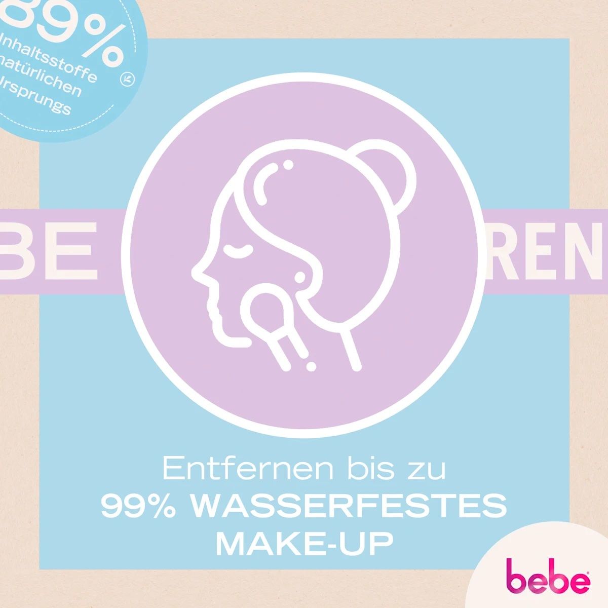 Khăn Giấy Tẩy Trang Dưỡng Ẩm Bebe Abschminktücher Pflegend - Gói 25 Miếng
