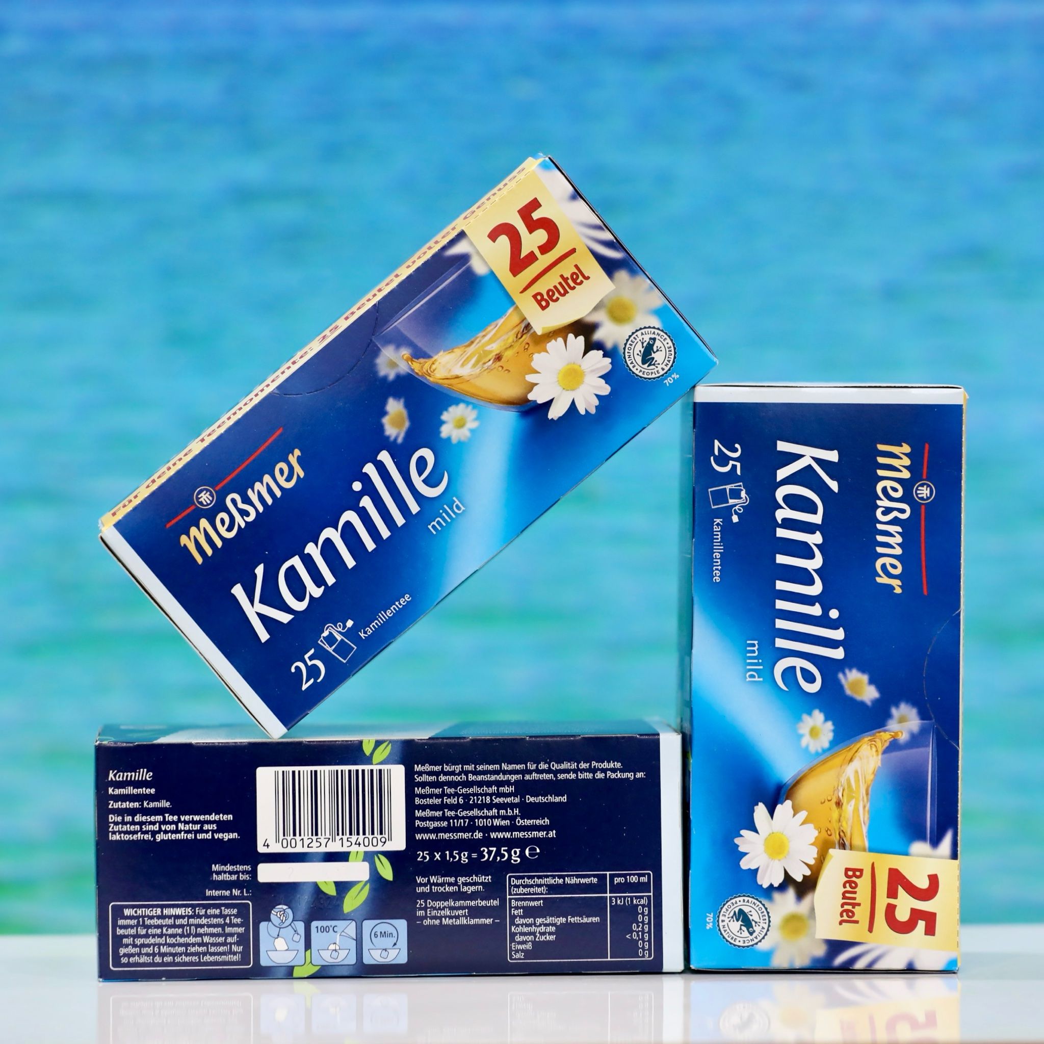 Trà Kamille hoa cúc hộp 25 gói nhúng