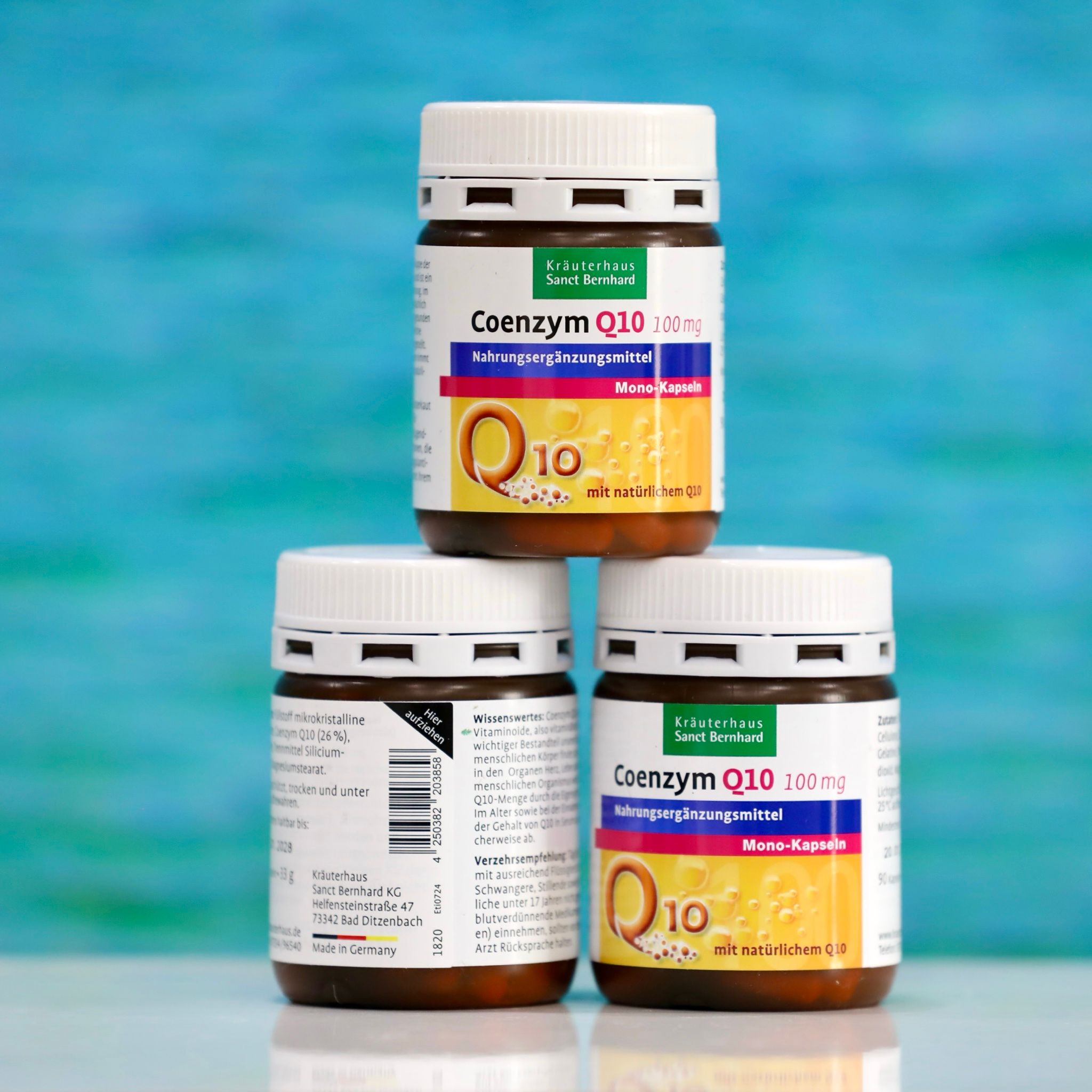 Bổ tim Q10 100mg Sanct Bernhard, hộp 90 viên