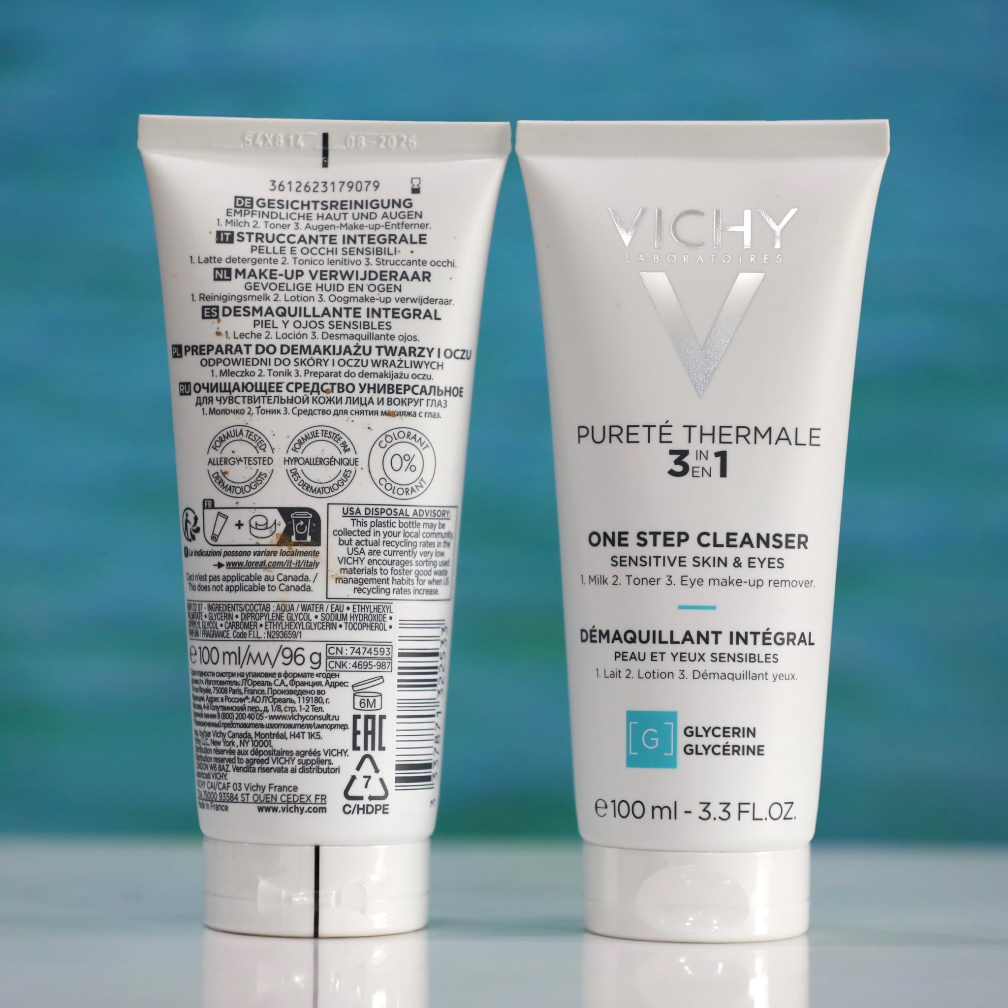 Sữa rửa mặt Vichy 3in1, 100ml