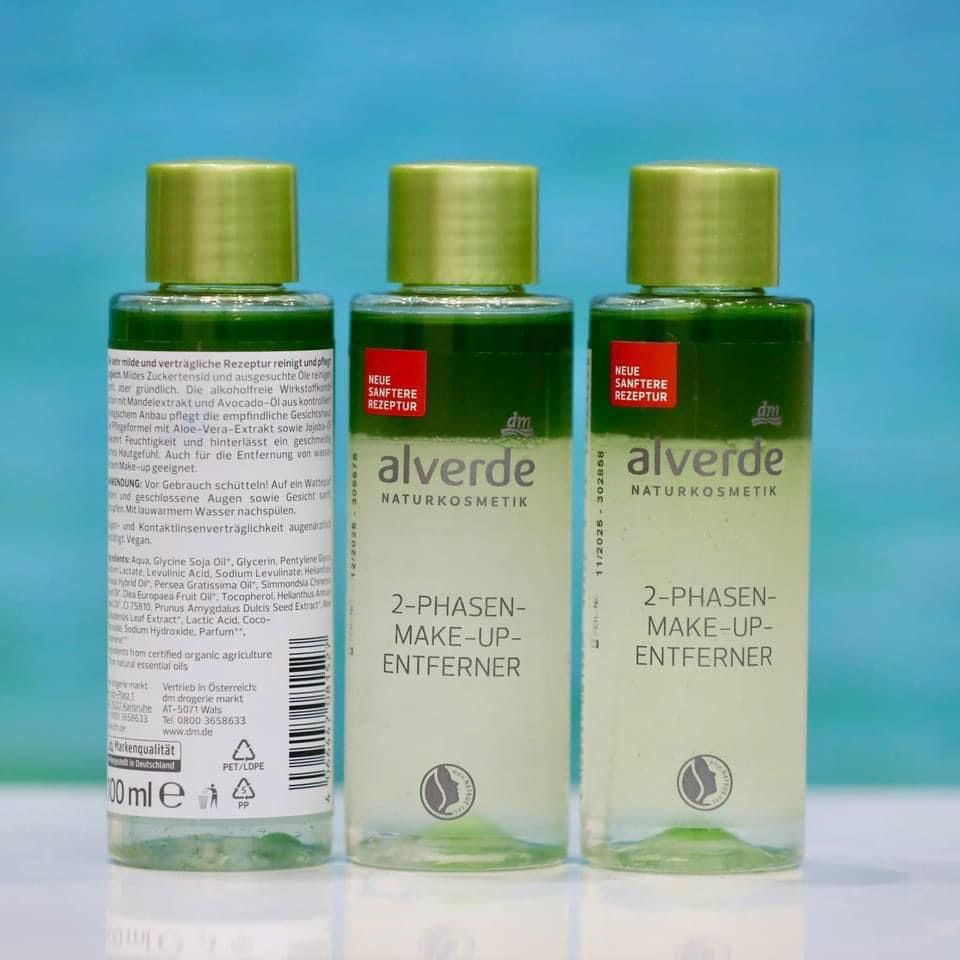 Tẩy trang Alverde chai 100ml