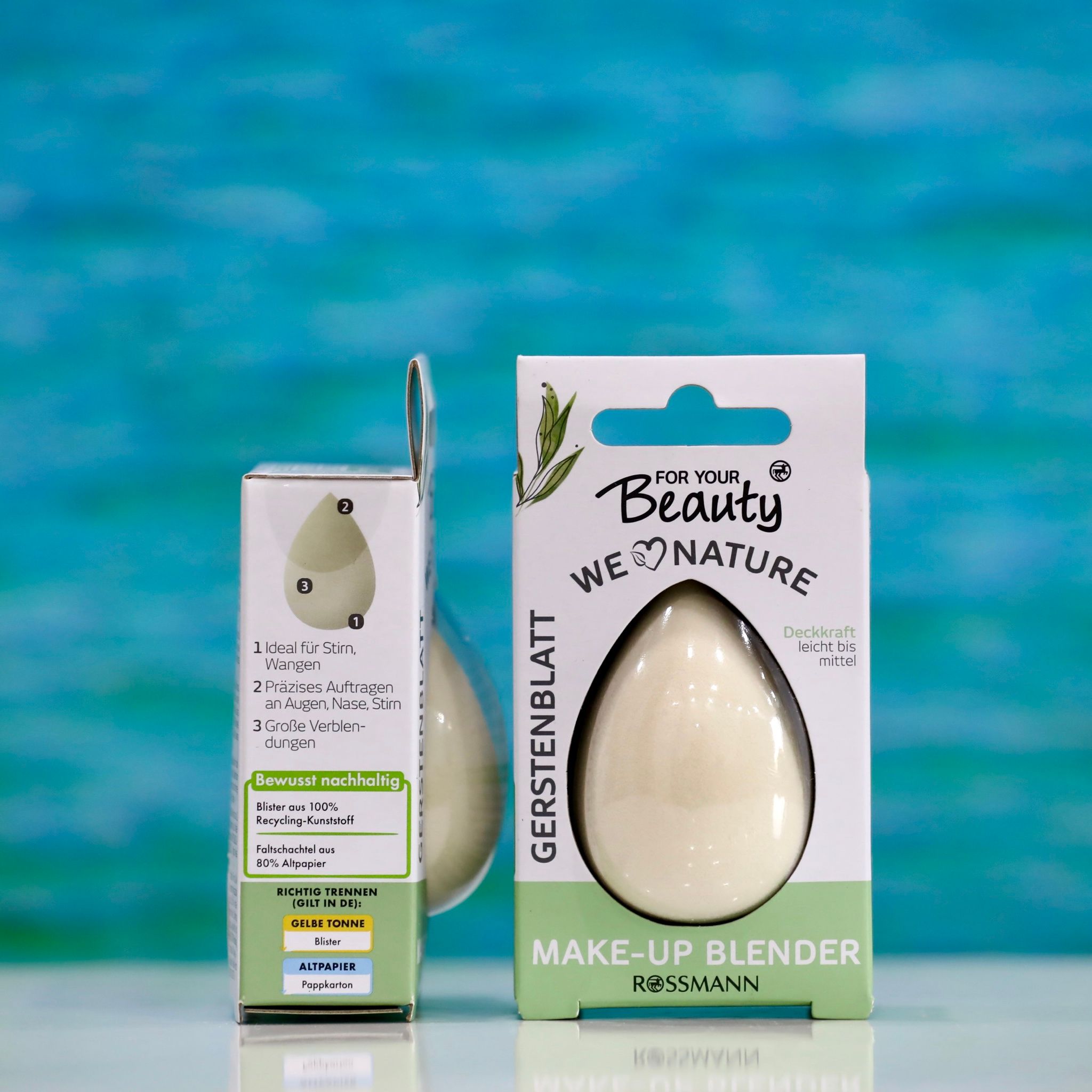 Mút Trang Điểm Rossmann Make-Up Blender - Mịn Màng Hoàn Hảo, Thân Thiện Với Thiên Nhiên