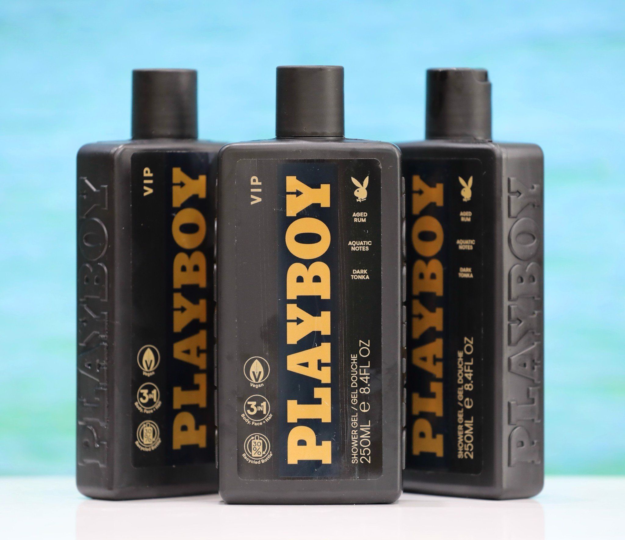 Sữa tắm Playboy VIP dành cho nam 3in1, chai 250ml