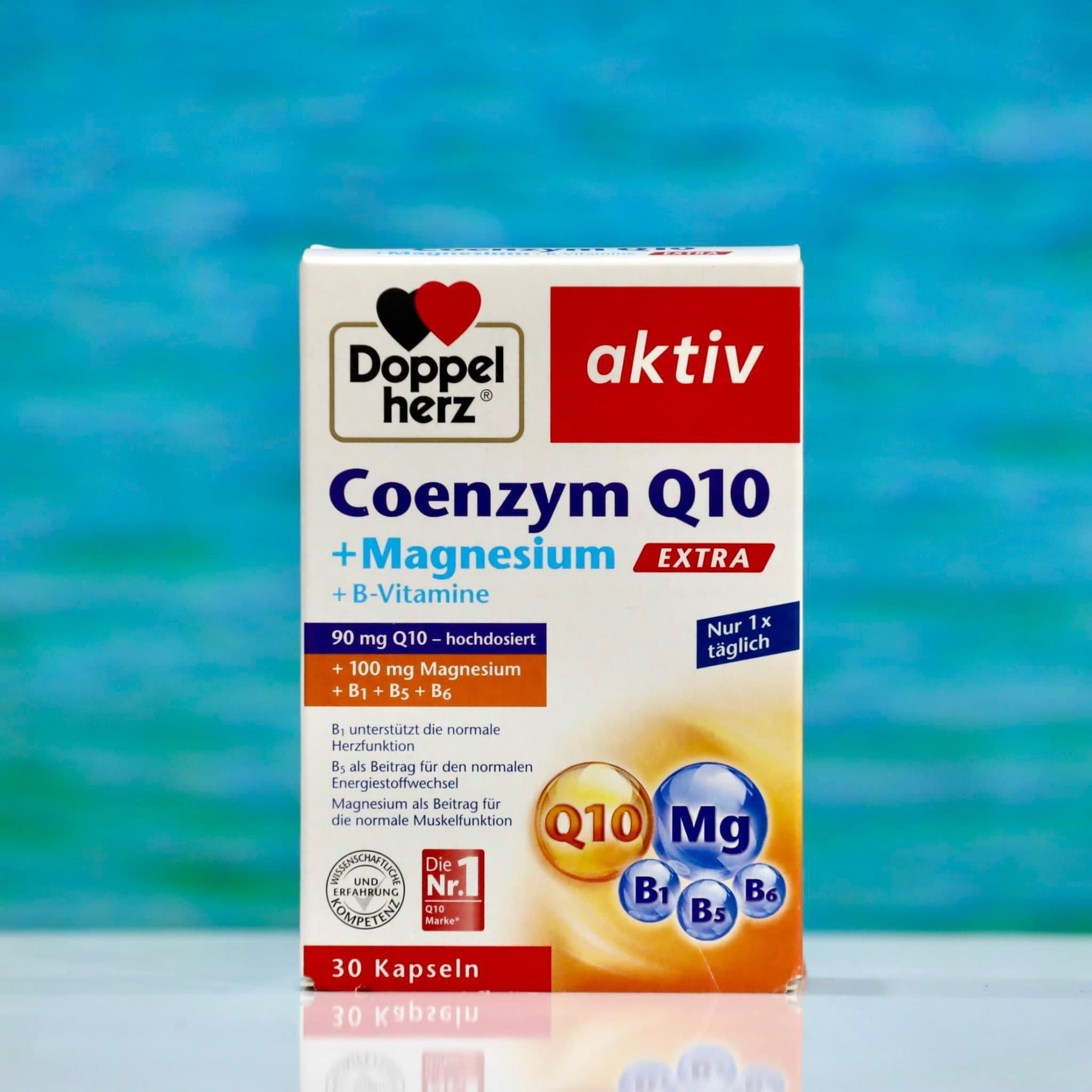 Bổ tim Q10 + Magnesium, hộp 30 viên