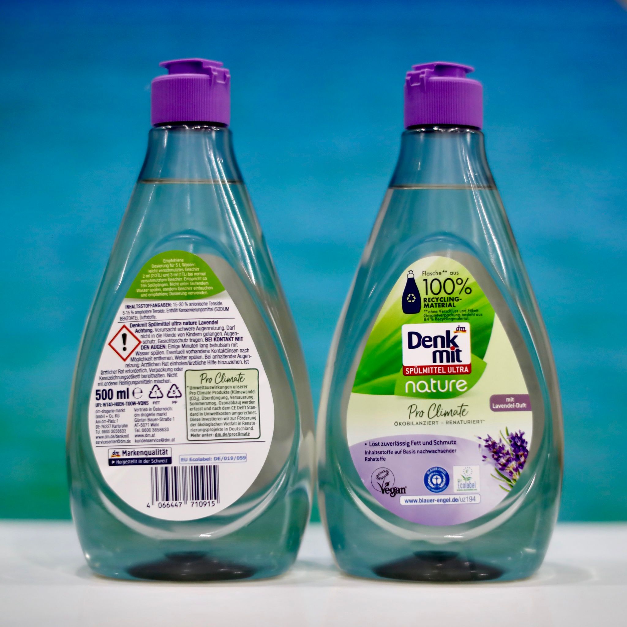 Nước rửa chén Denkmit Pro Climate Nature hương lavender – 500ml