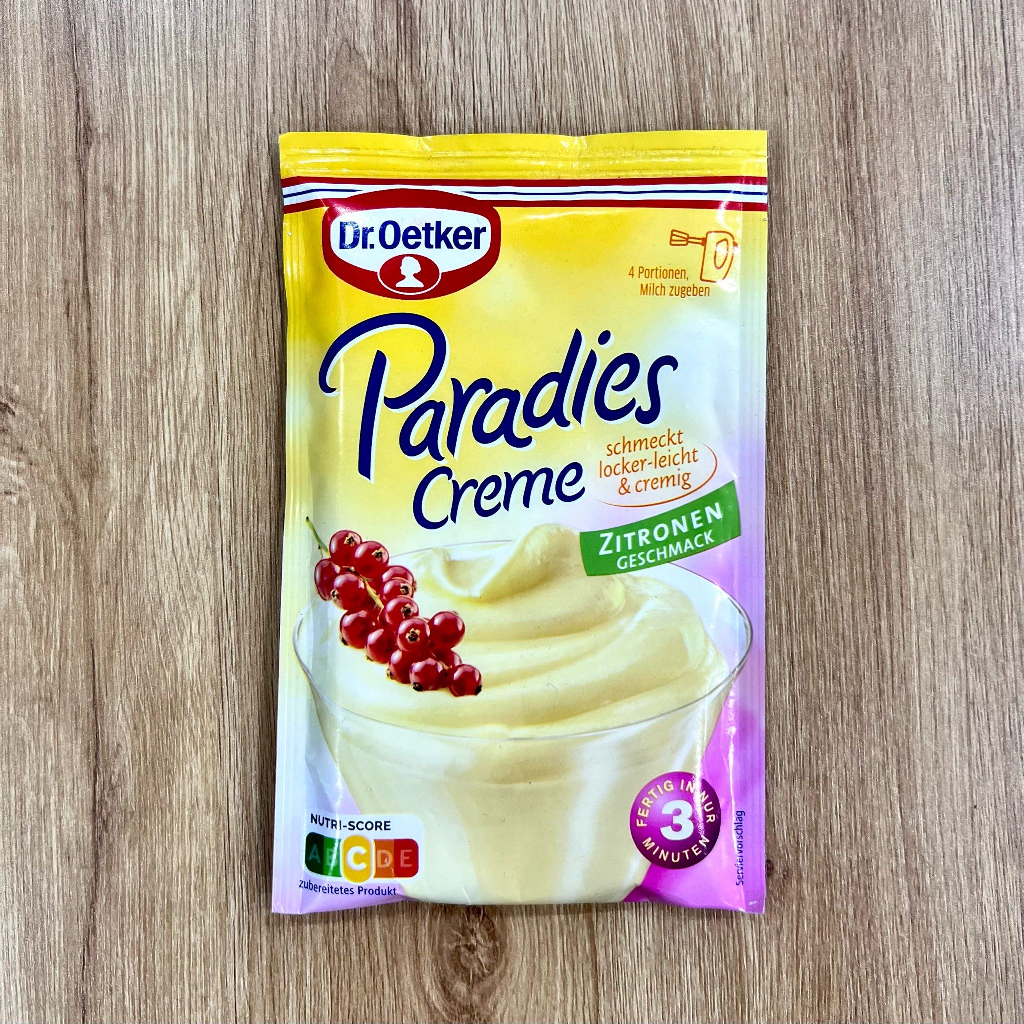 Bột làm váng sữa Paradies Cream, gói 72,5g