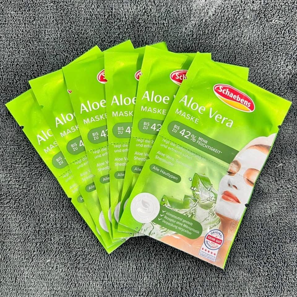 Mặt Nạ Dưỡng Ẩm Schaebens Aloe Vera – Cấp Ẩm Tức Thì, Làn Da Căng Mịn