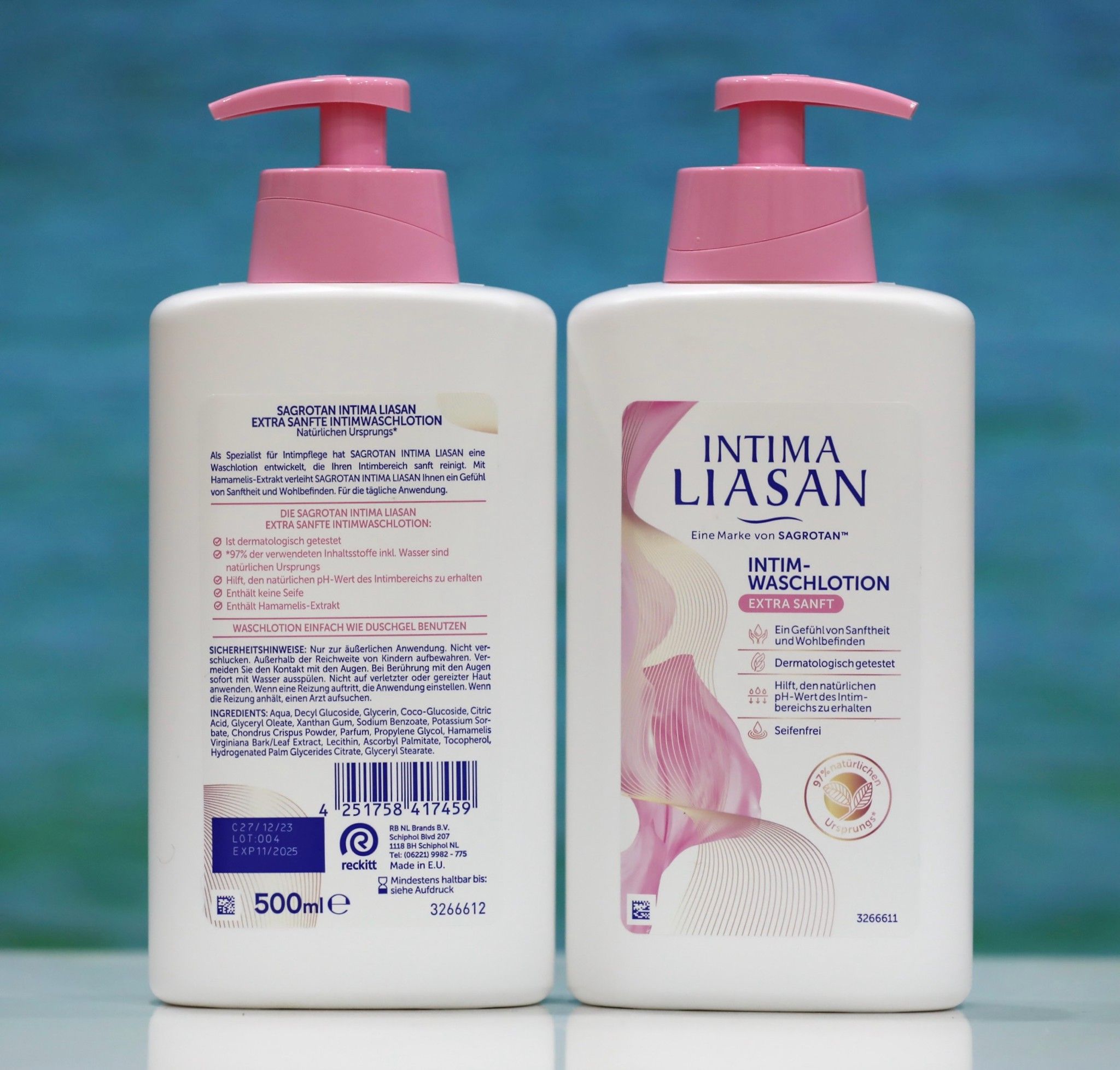 Dung dịch vệ sinh phụ nữ Liasan chai 500ml