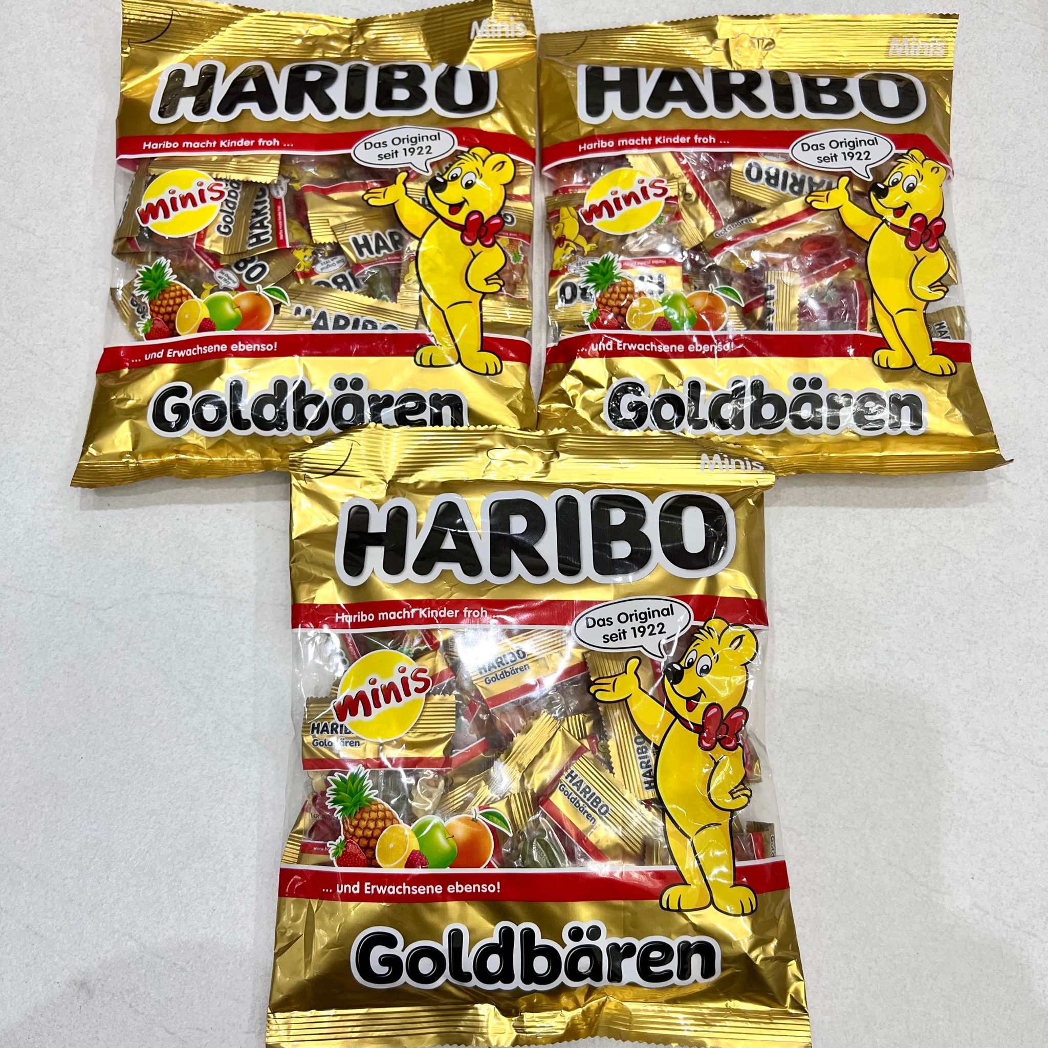 Kẹo Chip chip Dẻo Haribo Goldbären Minis – Hương Vị Trái Cây Ngọt Ngào, Hấp Dẫn