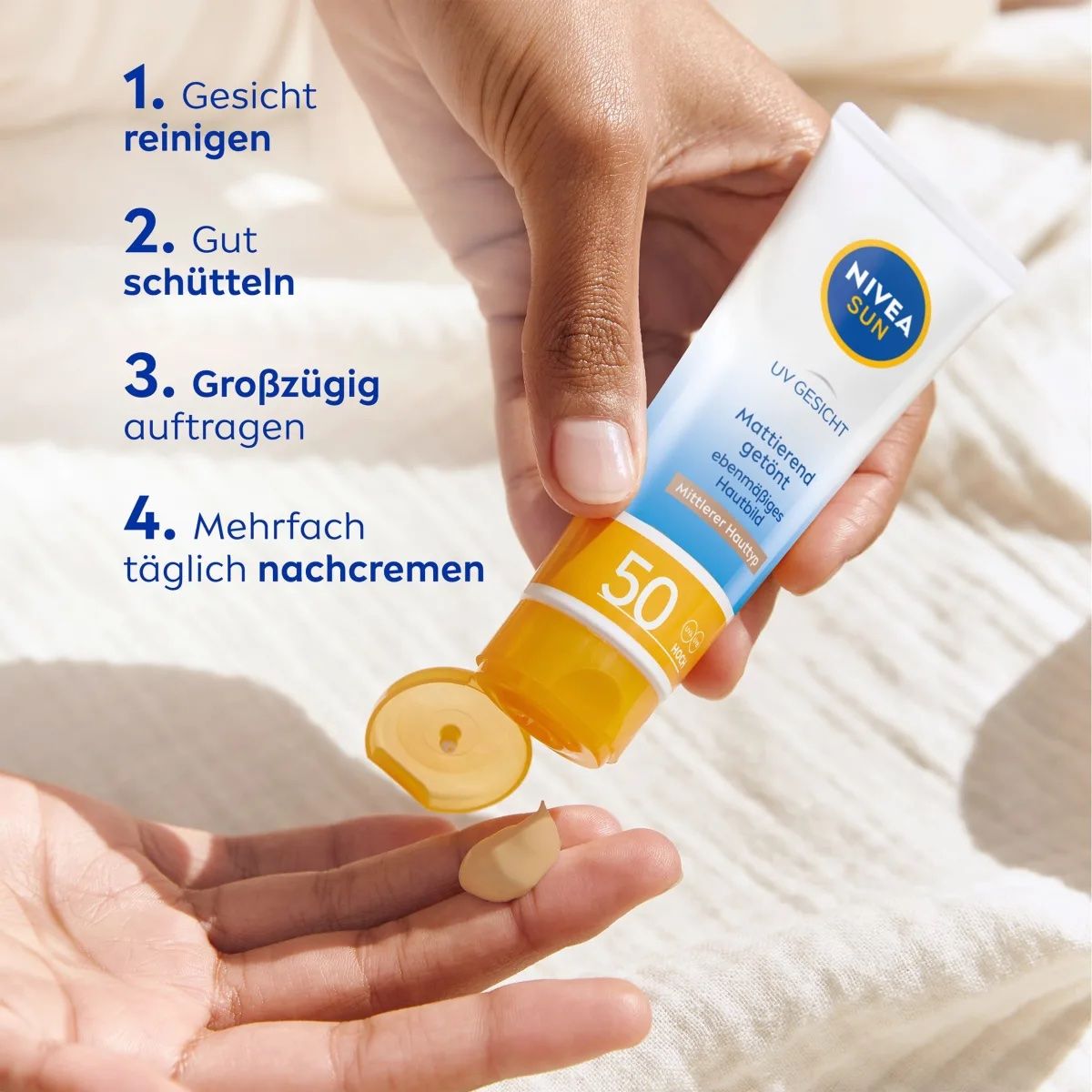 Kem chống nắng cho mặt Nivea 50+