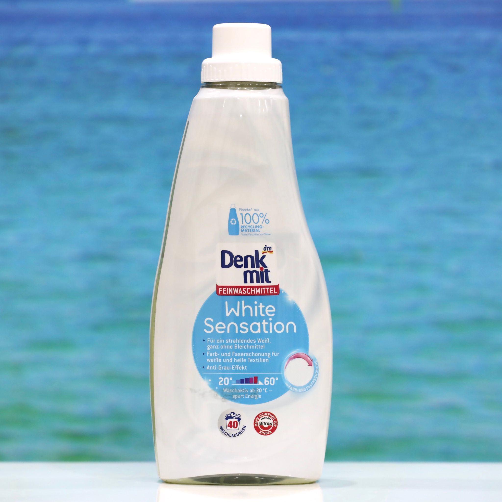 Nước Giặt Denkmit Feinwaschmittel White Sensation – Giữ Quần Áo Trắng Sáng Như Mới