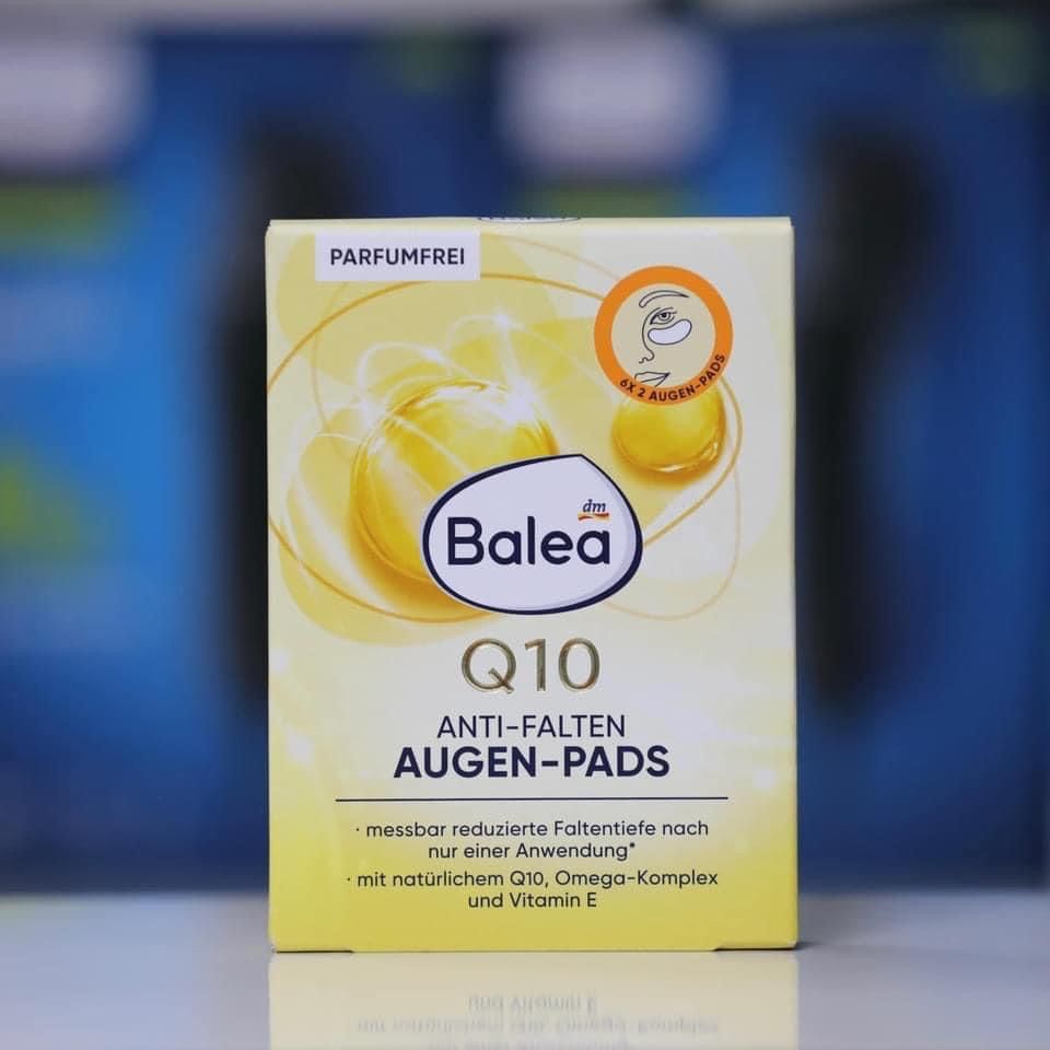 Mặt nạ mắt Balea Q10 chống nhăn, hộp 12 miếng