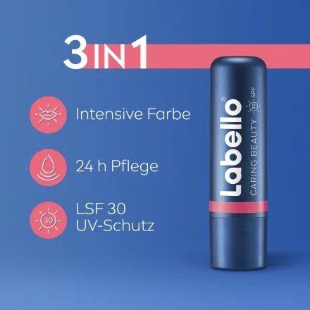 Son Labello 3in1 Caring Beauty Rose