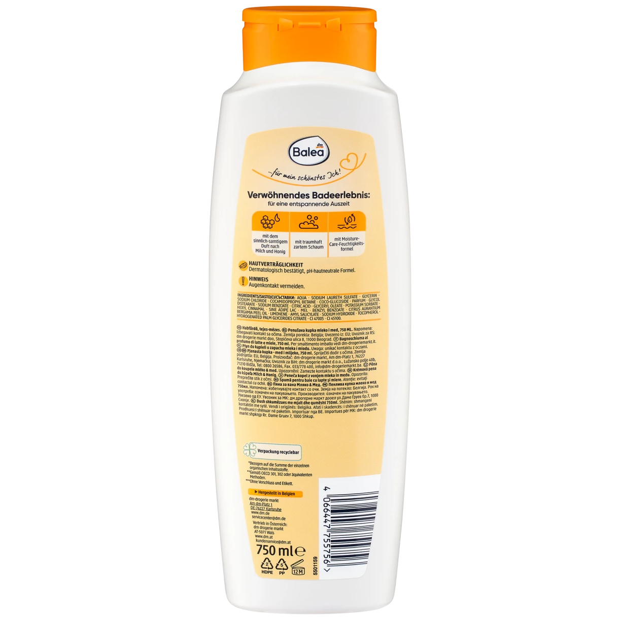 Sữa tắm balea mật ong chai 750ml