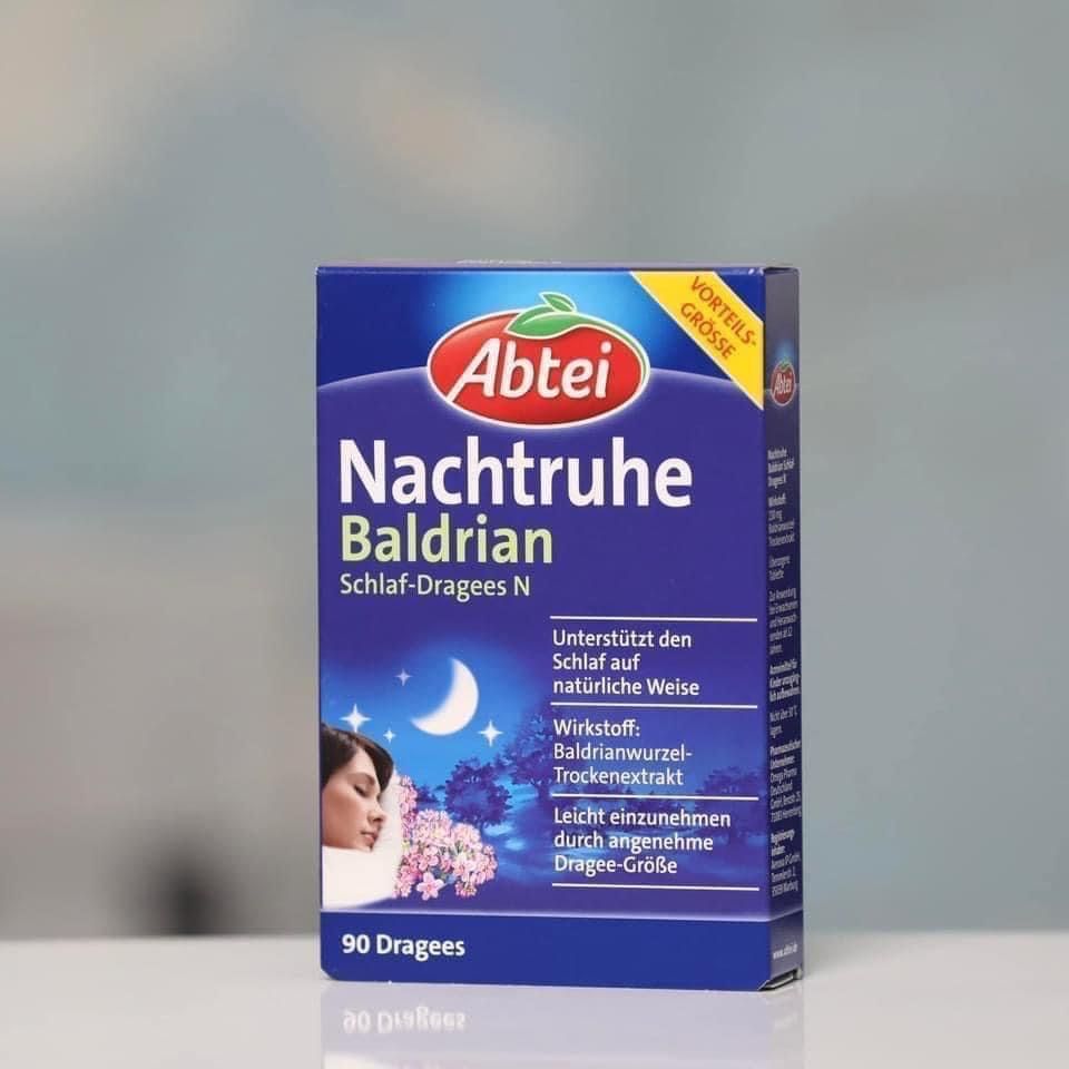 Viên uống ngủ ngon THẢO DƯỢC Abtei baldrian hộp xanh 90v