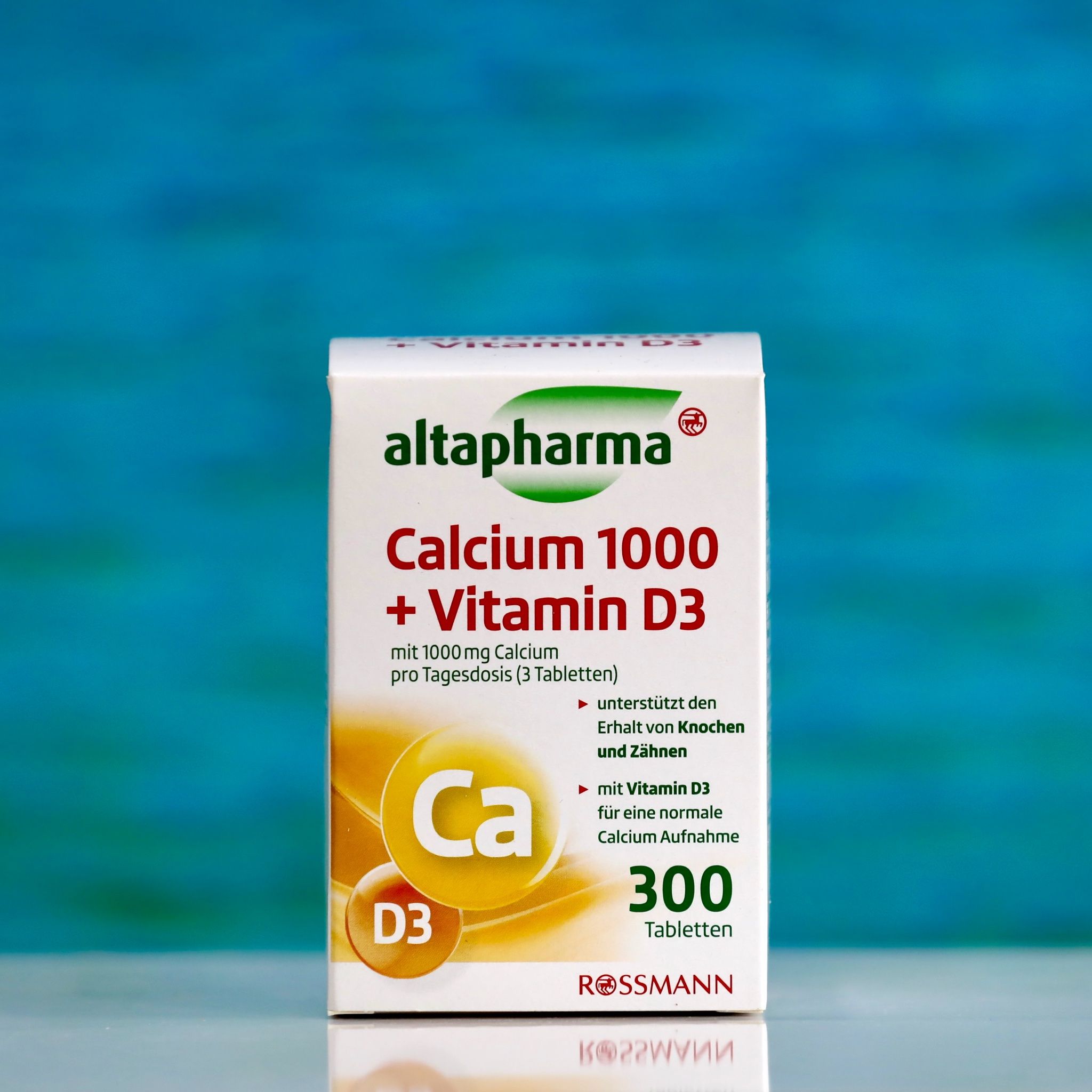 Viên uống bổ xung canxi và vitamin D3 của hãng Altapharma, hộp 300 viên