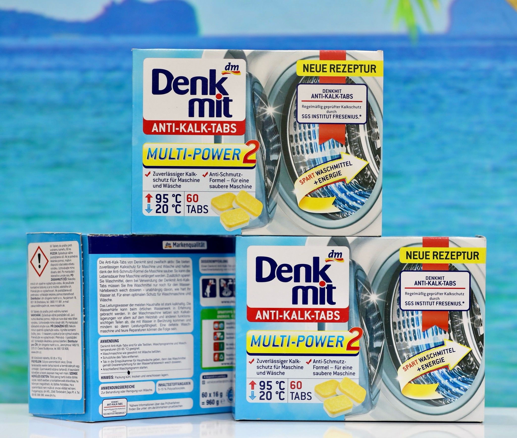 Viên tẩy lồng giặt Denkmit, hộp 60 viên