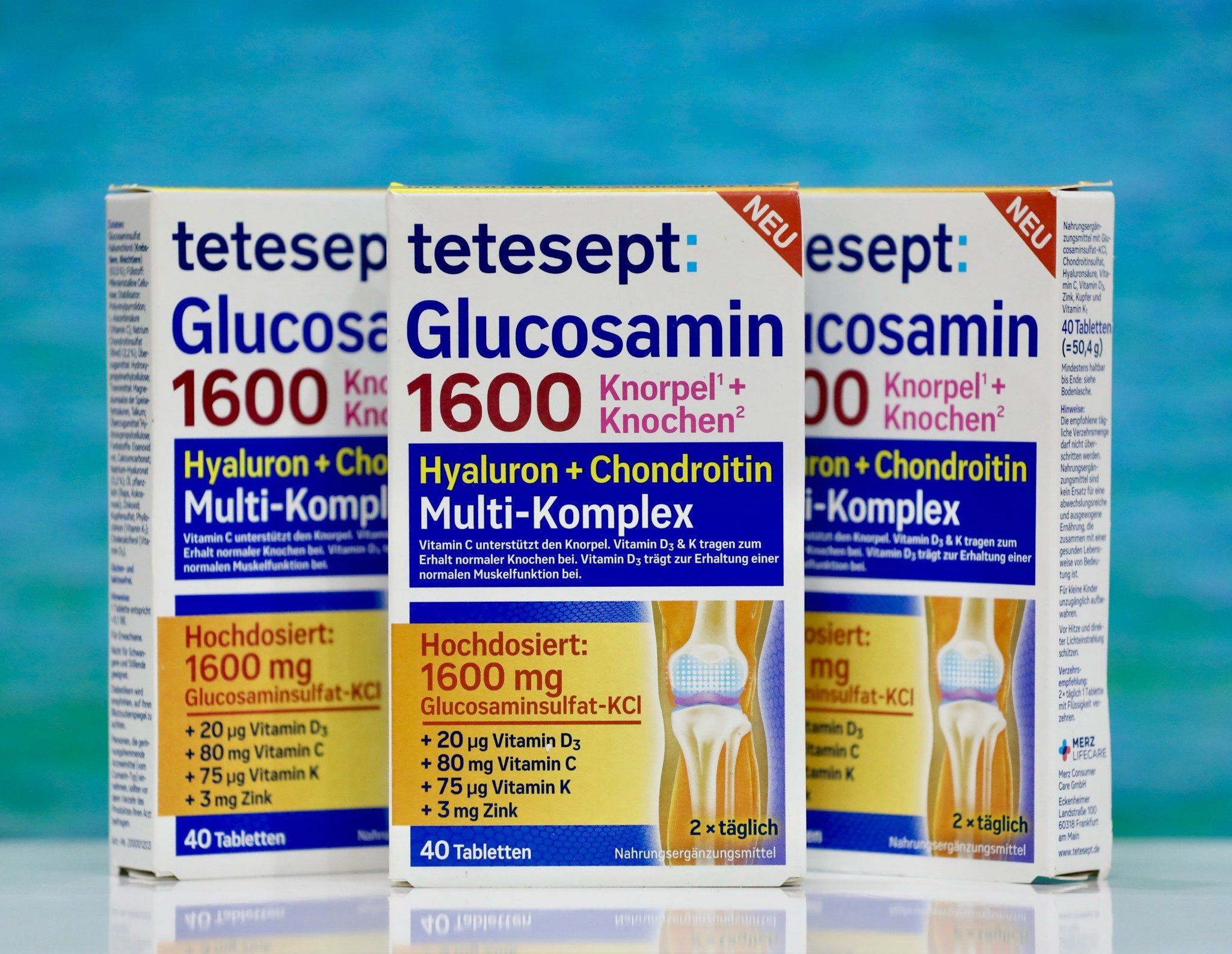 Viên uống Glucosamin 1600 của hãng Tetesept, hộp 40 viên