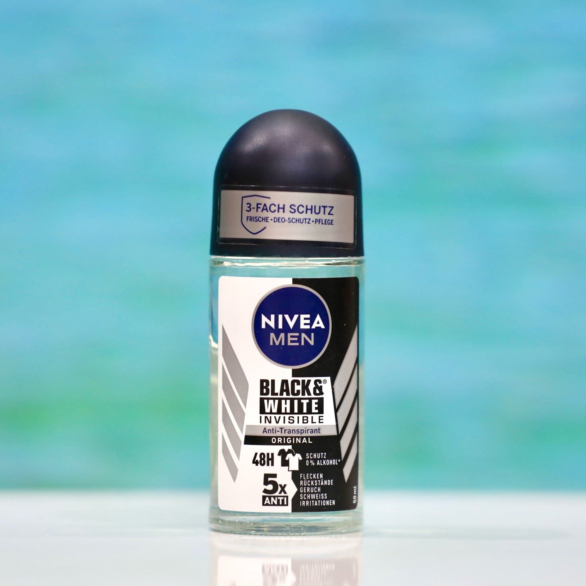 Lăn nách khử mùi Nivea Men Black&White 48h - Dành cho Nam