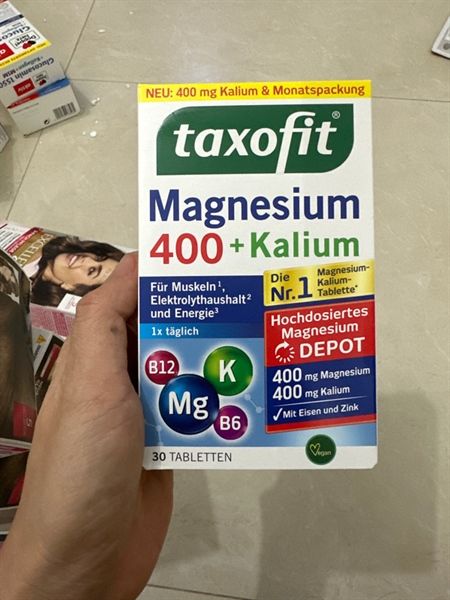 Viên uống Magnesium 400 Taxofit, hộp 30 viên