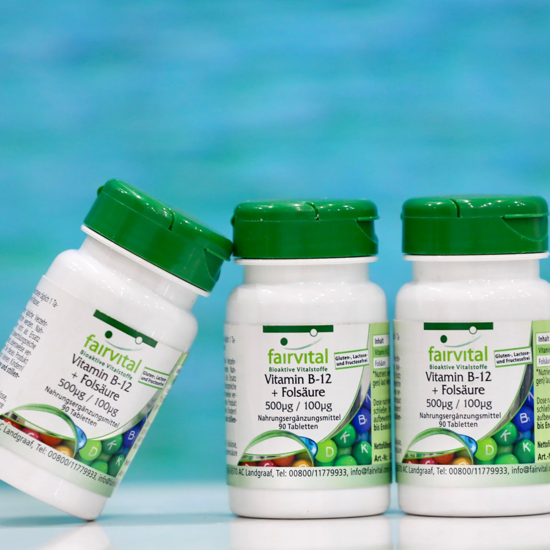 Vitamin b12 hãng Fairvital, lọ 90 viên