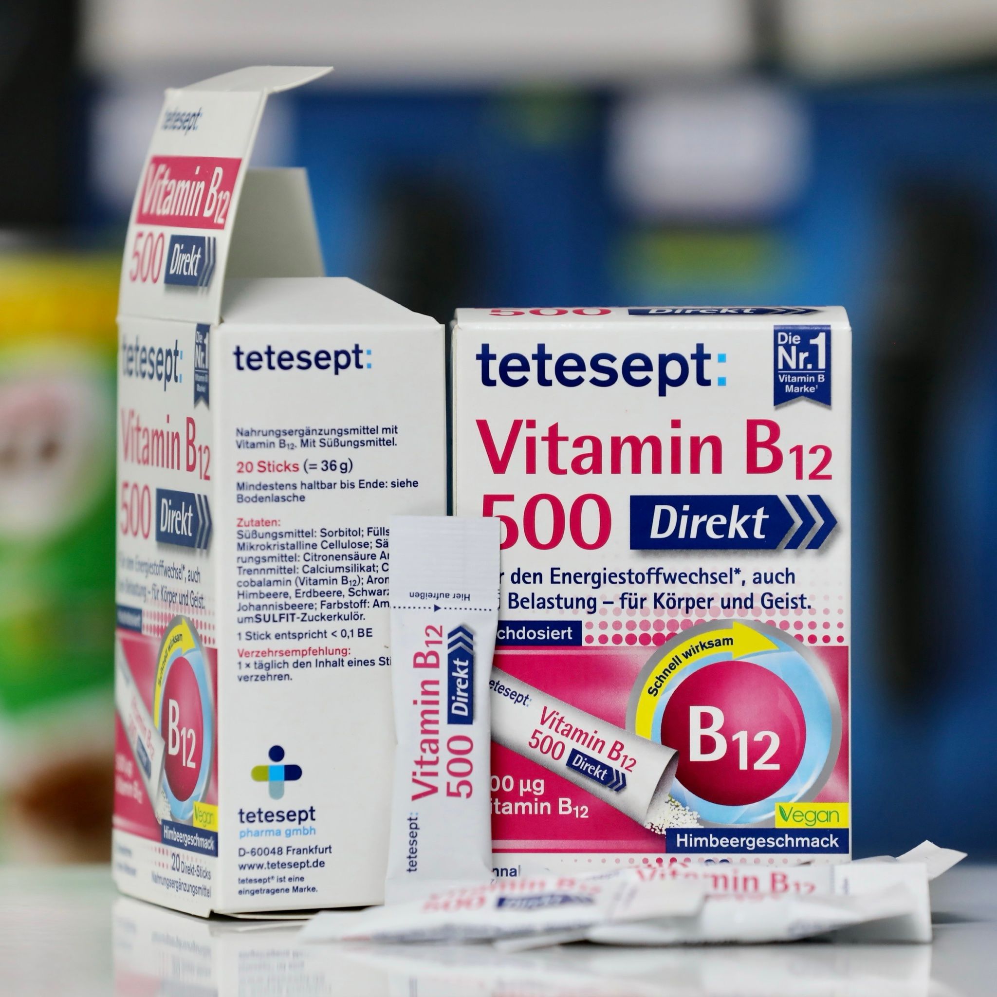 Vitamin B12 500 bột hộp 20 gói