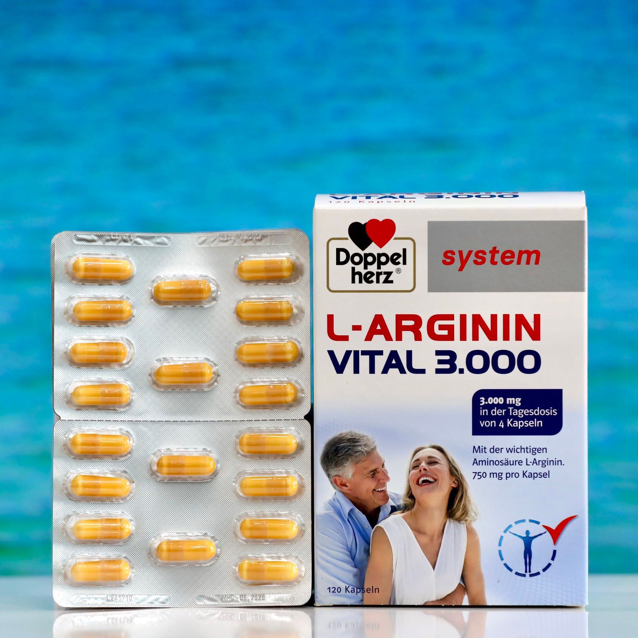 Viên uống L-Argini Vital 3000 hộp 120 viên
