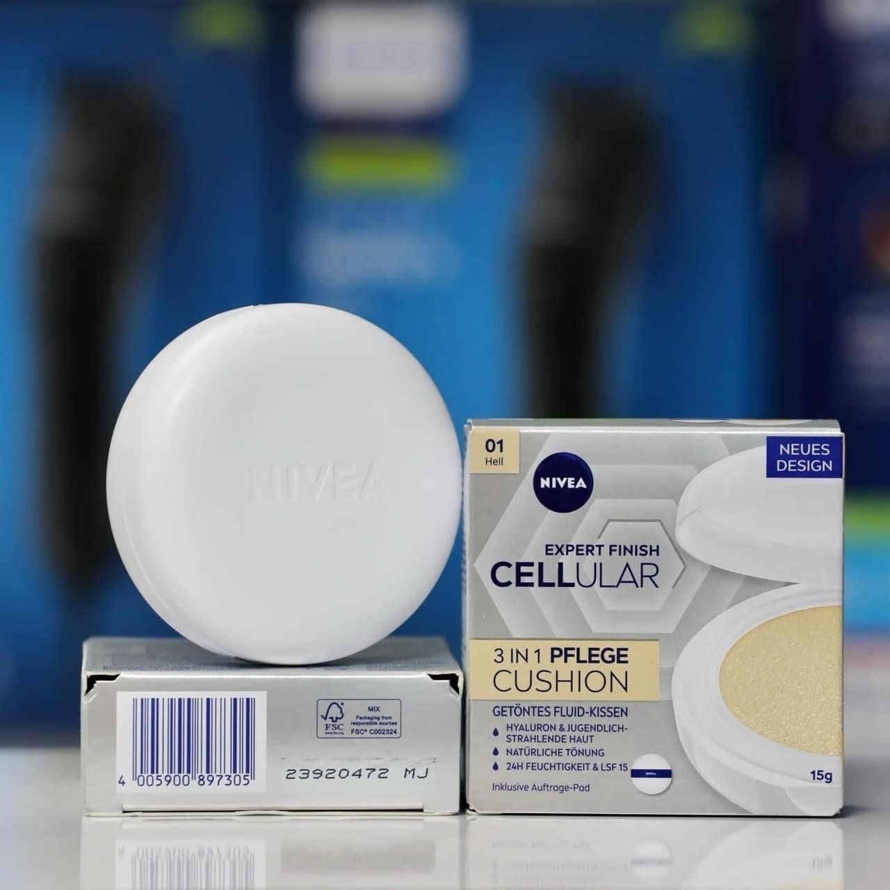 Phấn Nivea 3in1 Pflege Cushion hộp 15g